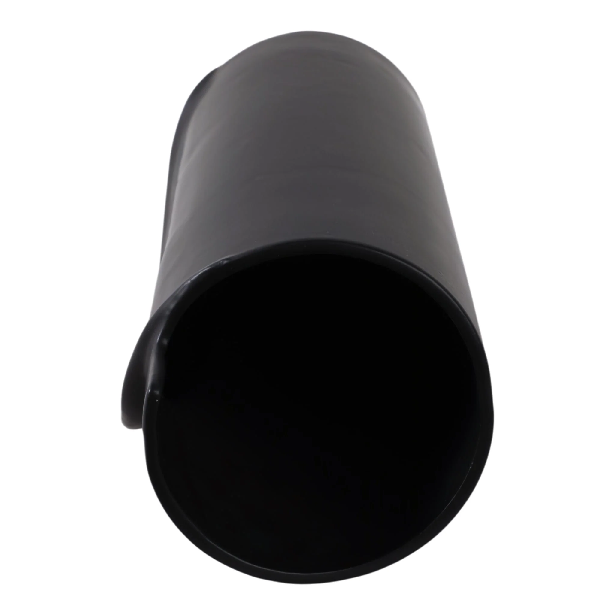 16x7" Wrap Around Vase, Black - Image 6