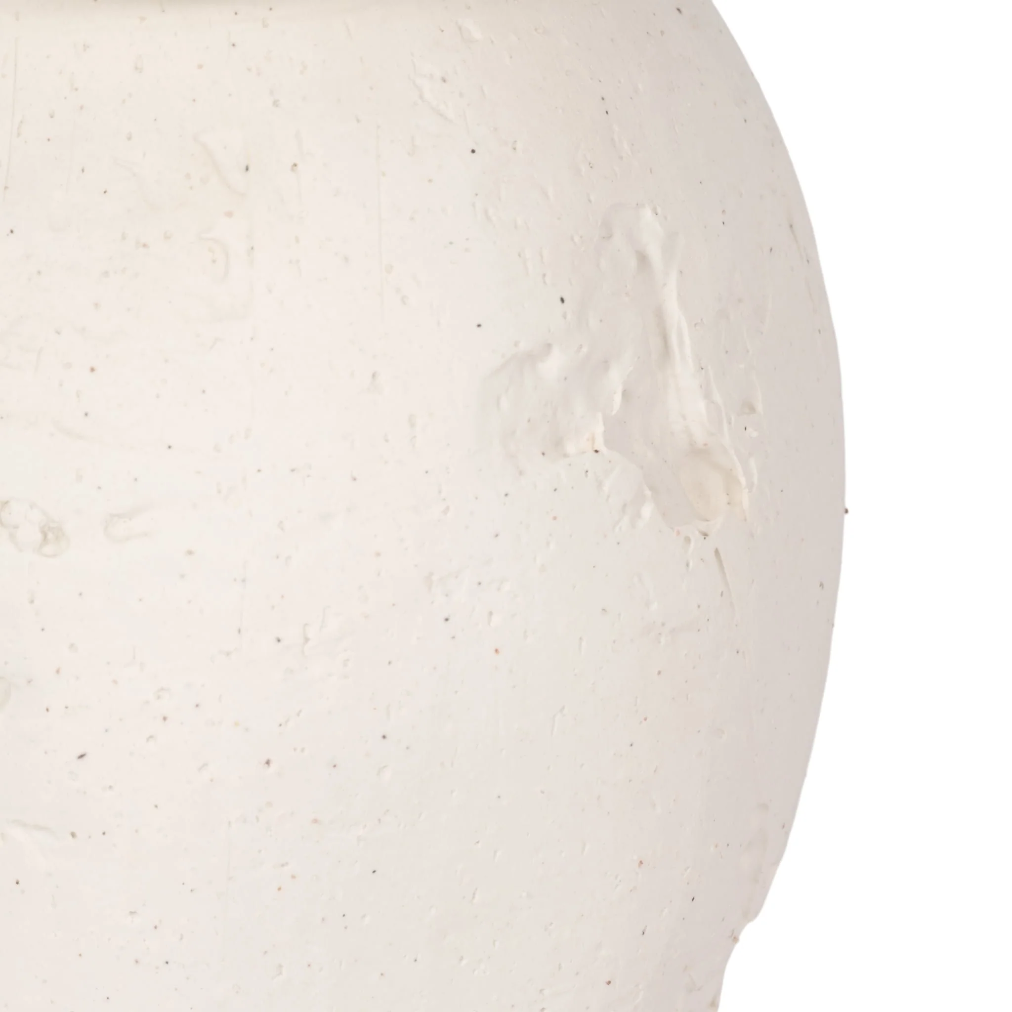 16x8" Cast Stone Finish Temple Jar, White - Image 5