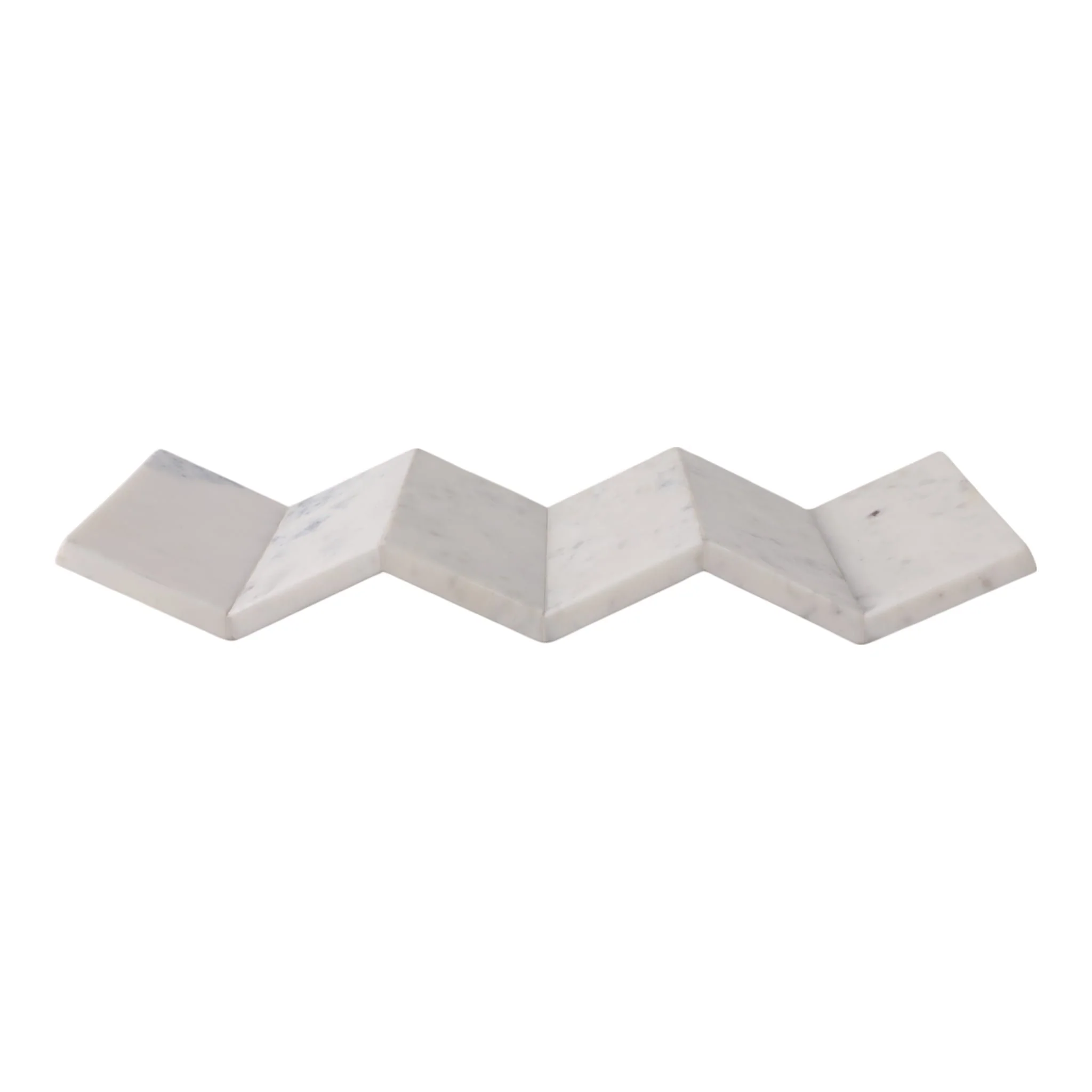 17" 3 Wine Bottle Holder, White - Image 4