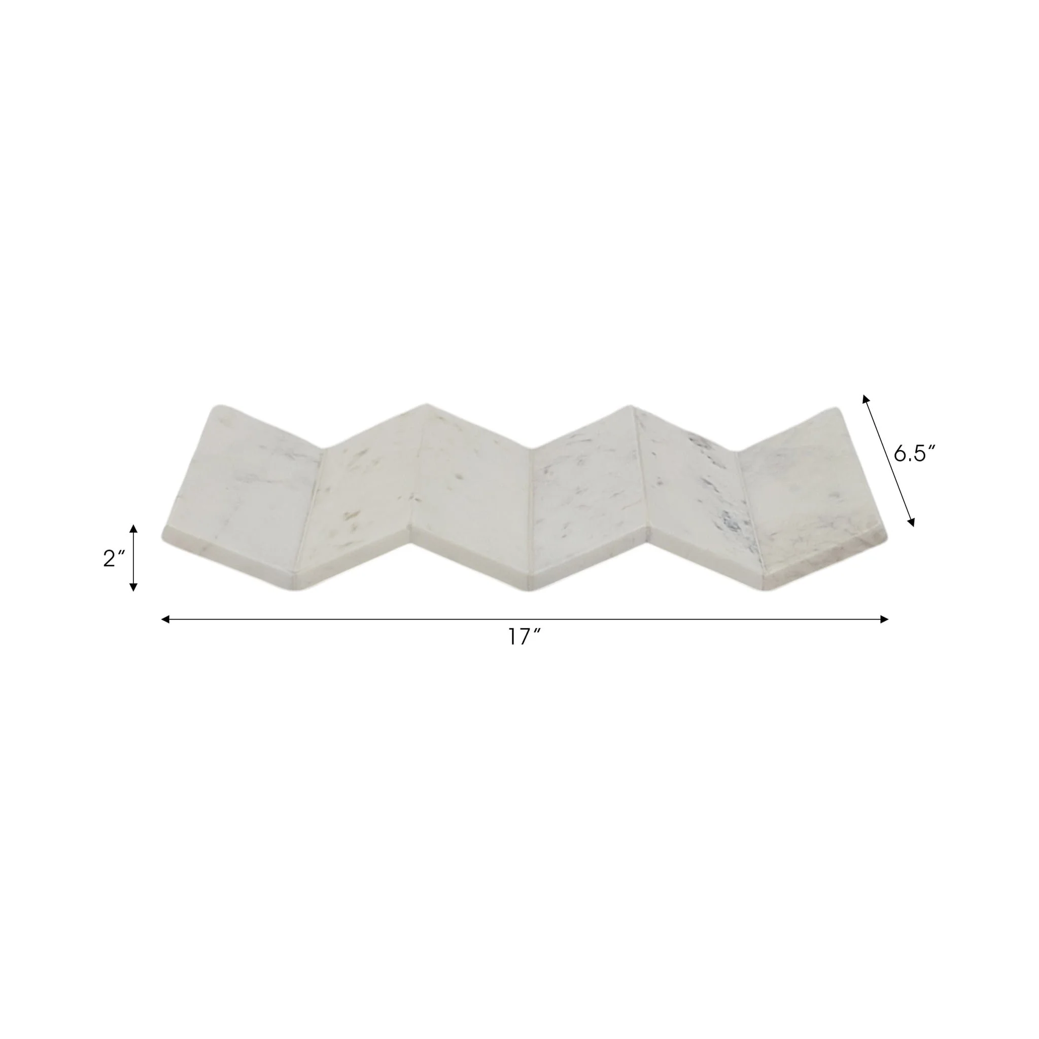 17" 3 Wine Bottle Holder, White - Image 9