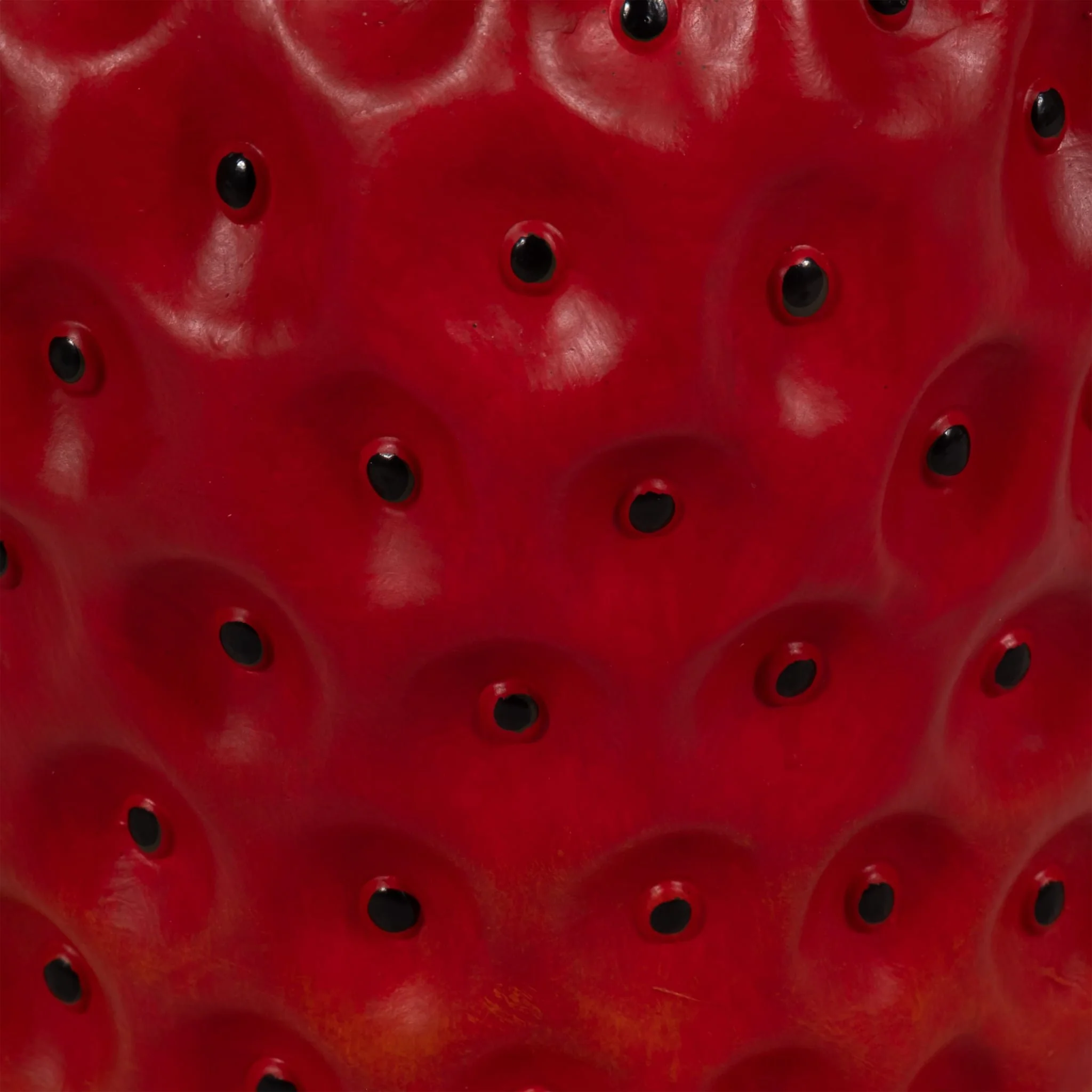 17" Strawberry Garden Stool, Red - Image 6