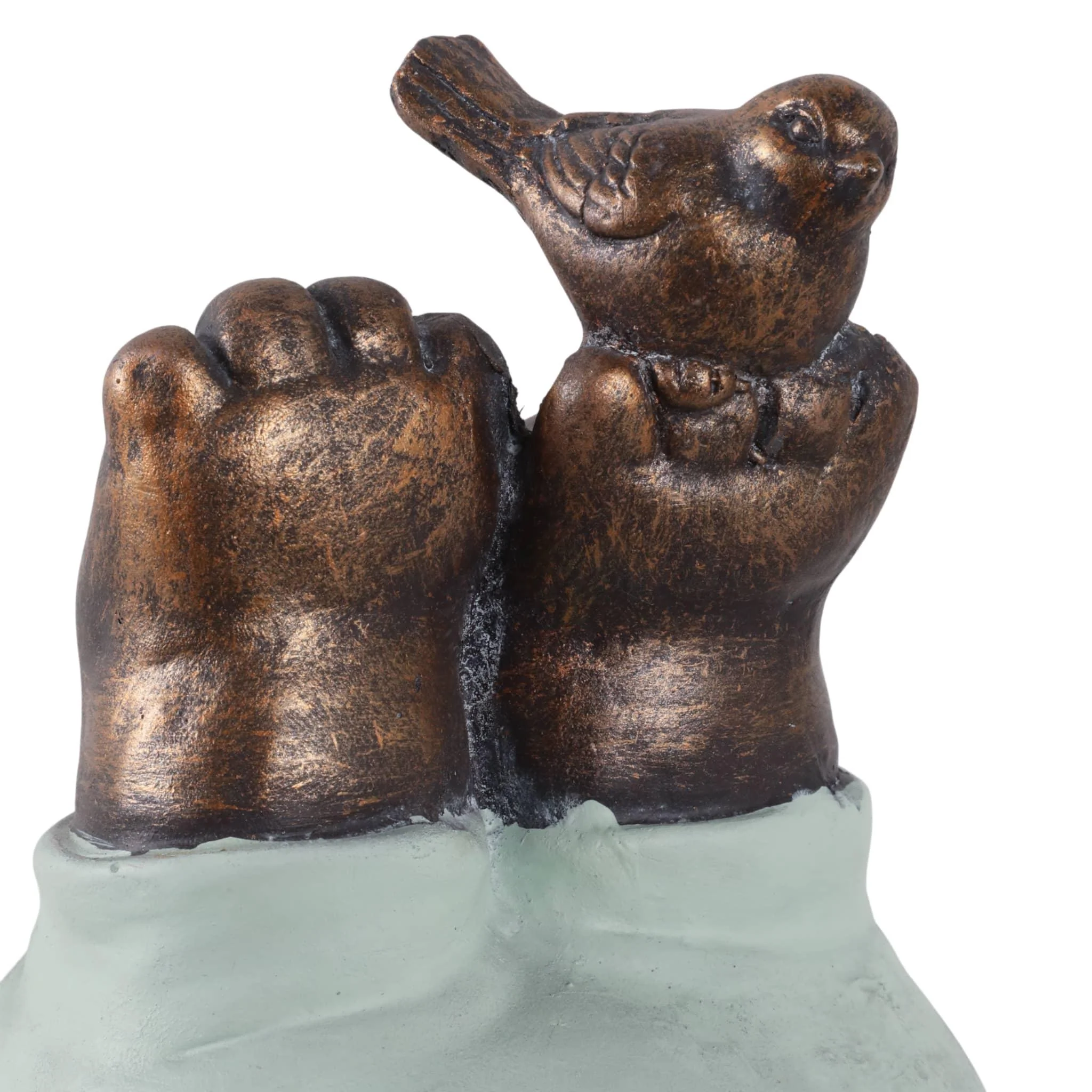 17x12" Feet In The Air Hippo, Bronze - Image 5