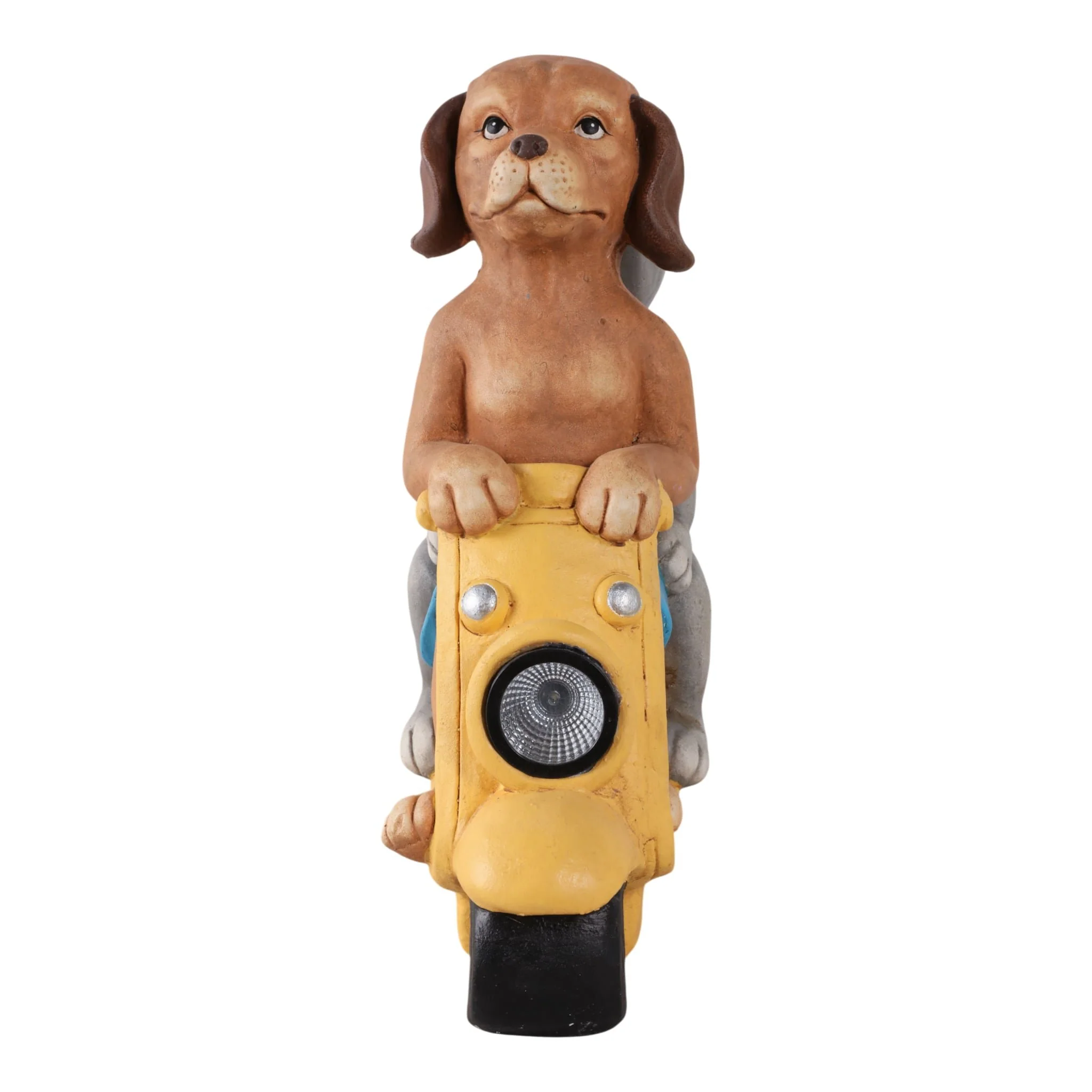 17x14" Dog & Cat On Solar Scooter, Multi - Image 3