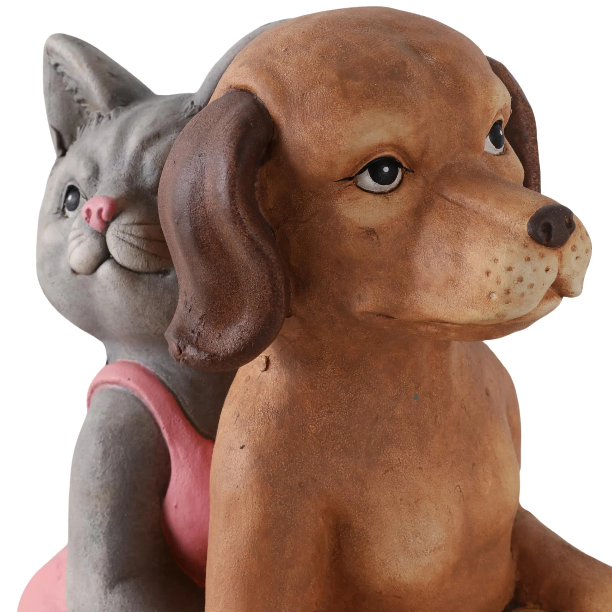 17x14" Dog & Cat On Solar Scooter, Multi - Image 6