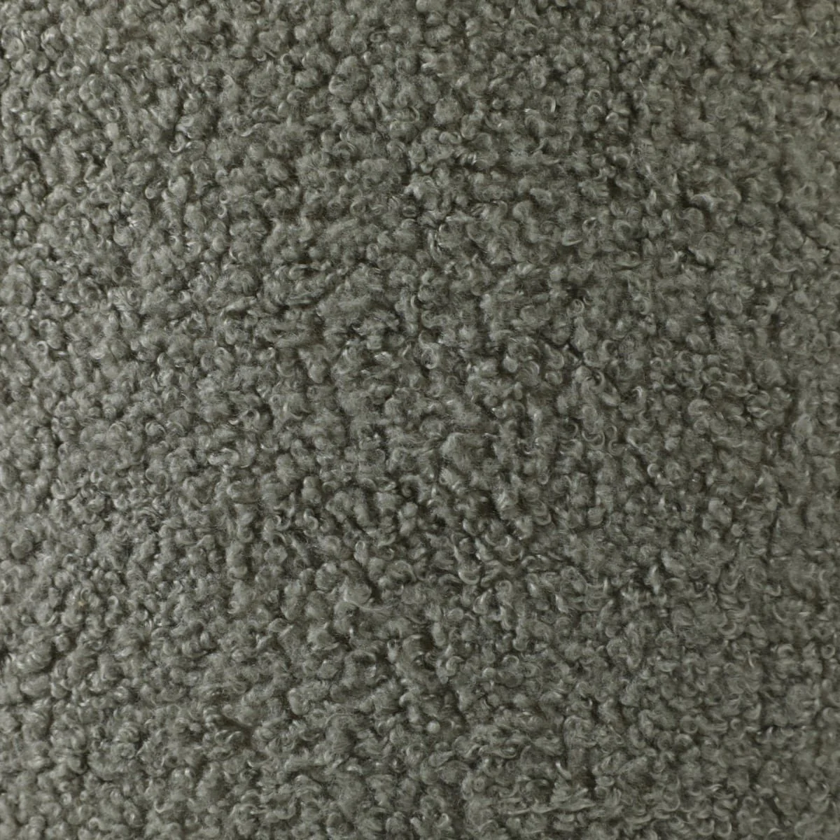 17x17" Mushroom Boucle Ottoman, Green - Image 8