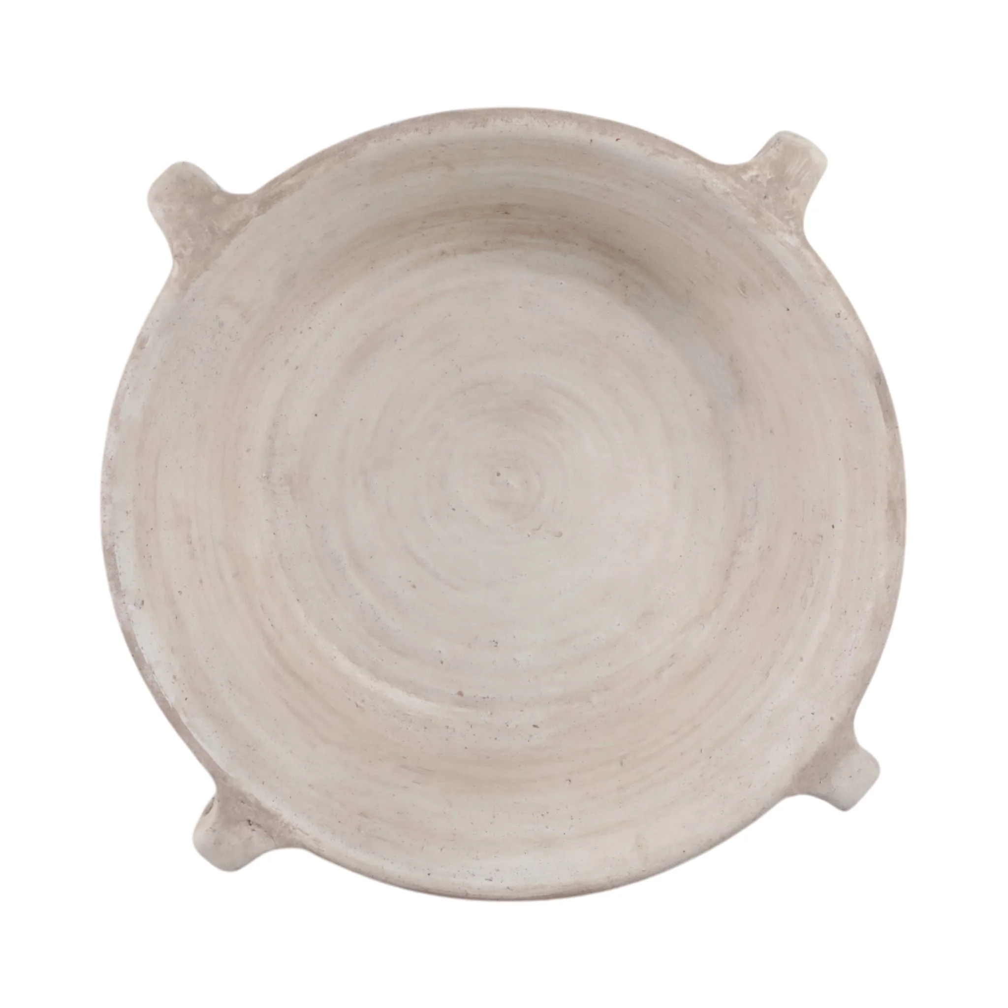 18" Bowl With Handles, Antique White - Image 6