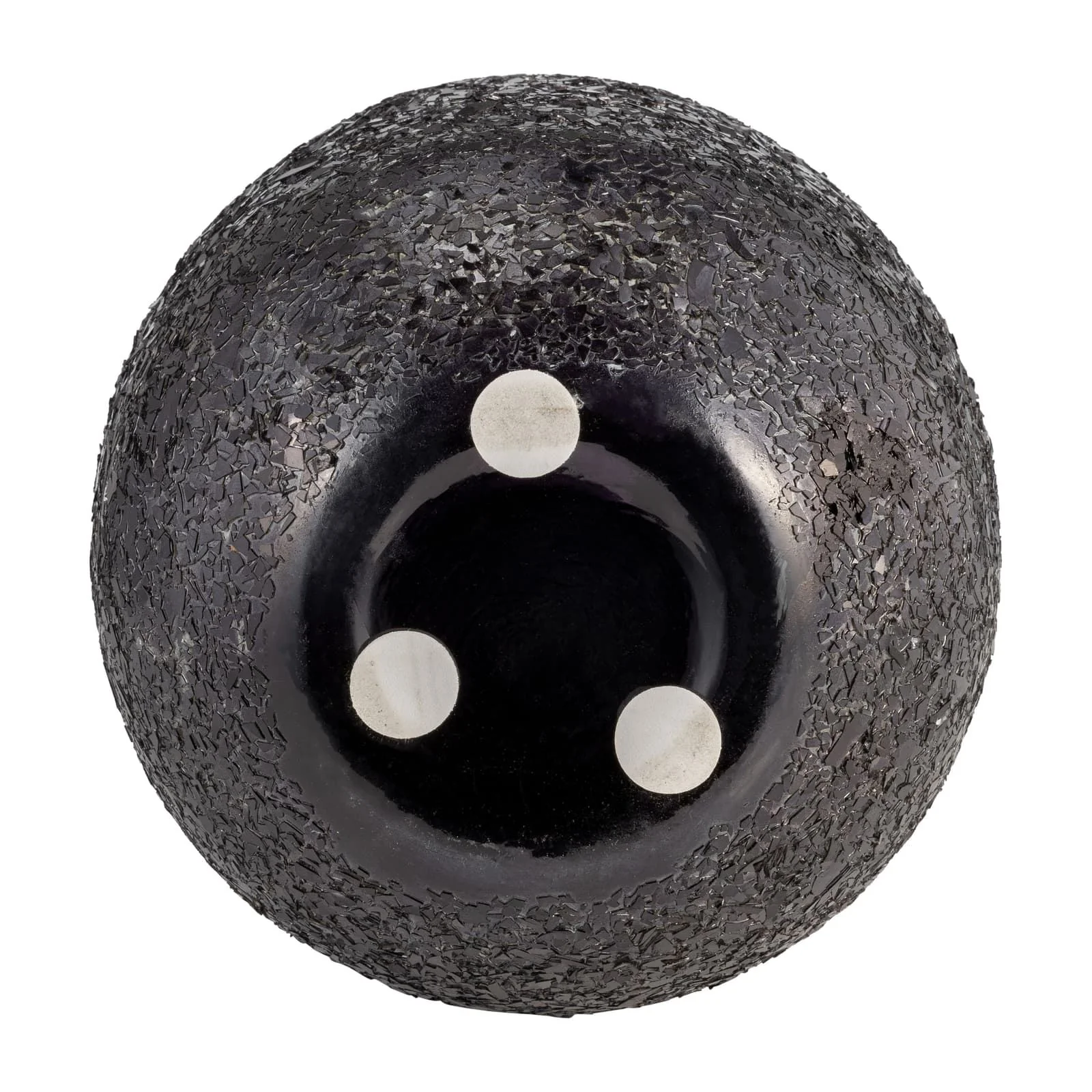 18" Crackled Vase, Plum Ombre - Image 6