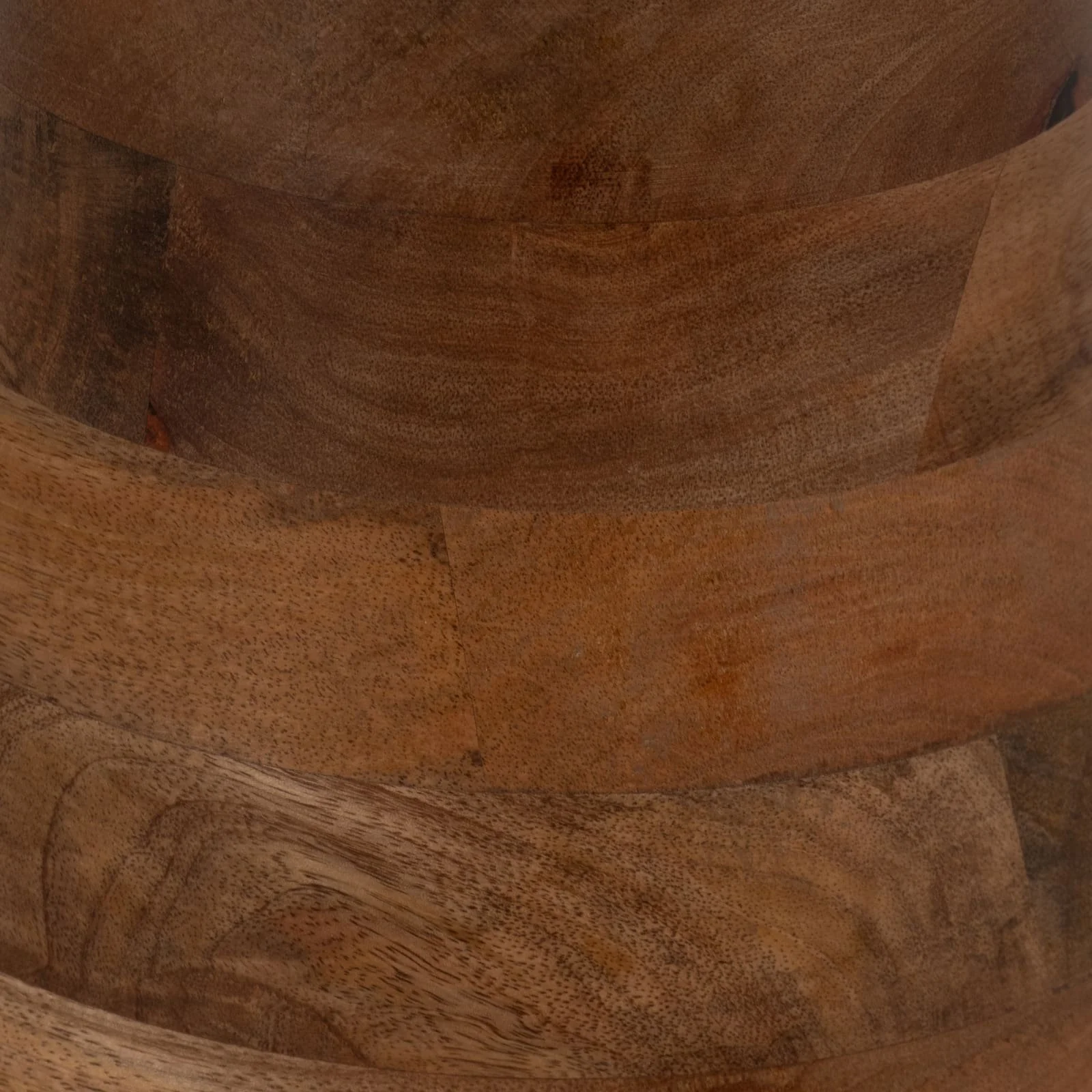 18" Polished Mango Wood Accent Table - Image 4