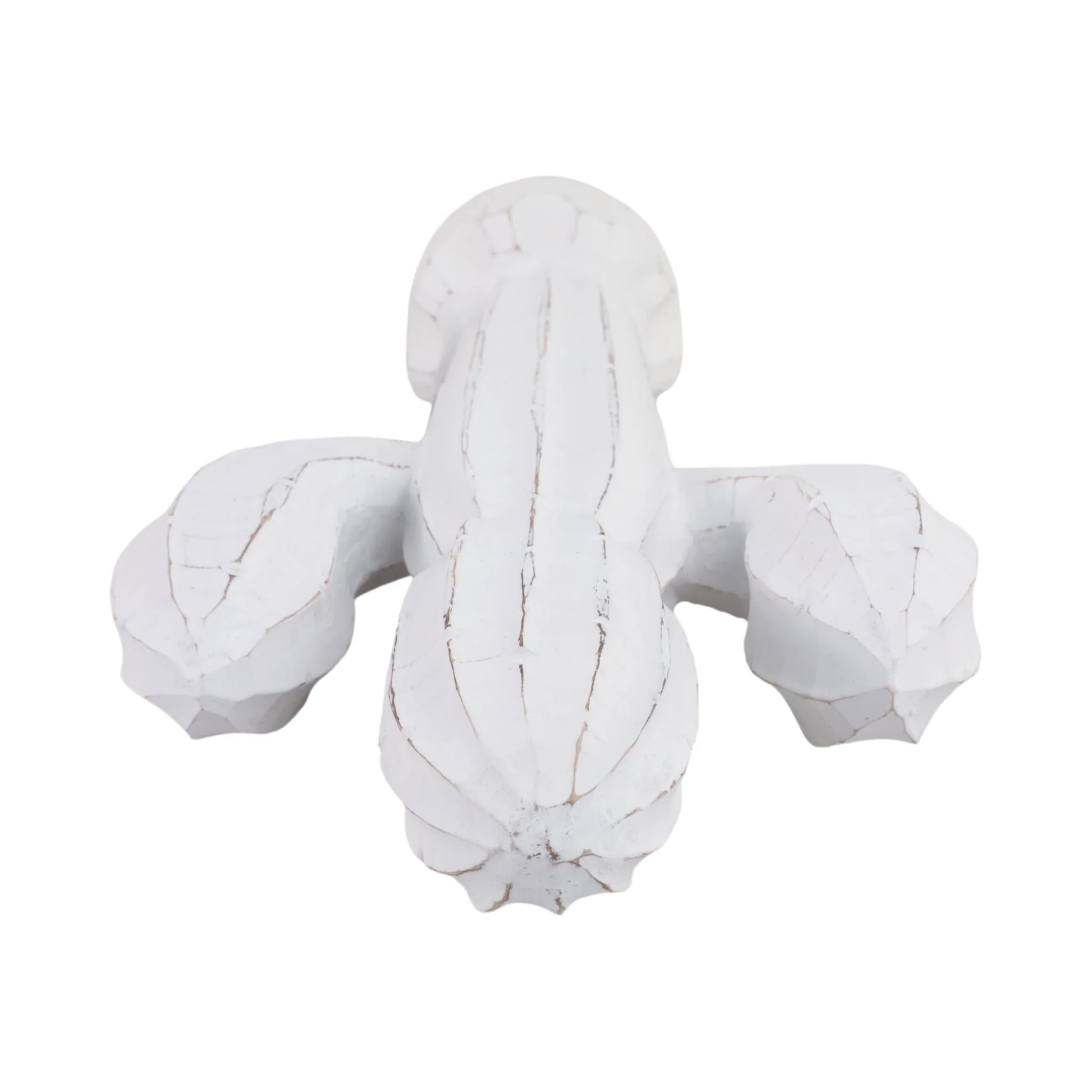 18" Wooden Cactus Decor, Wht - Image 6