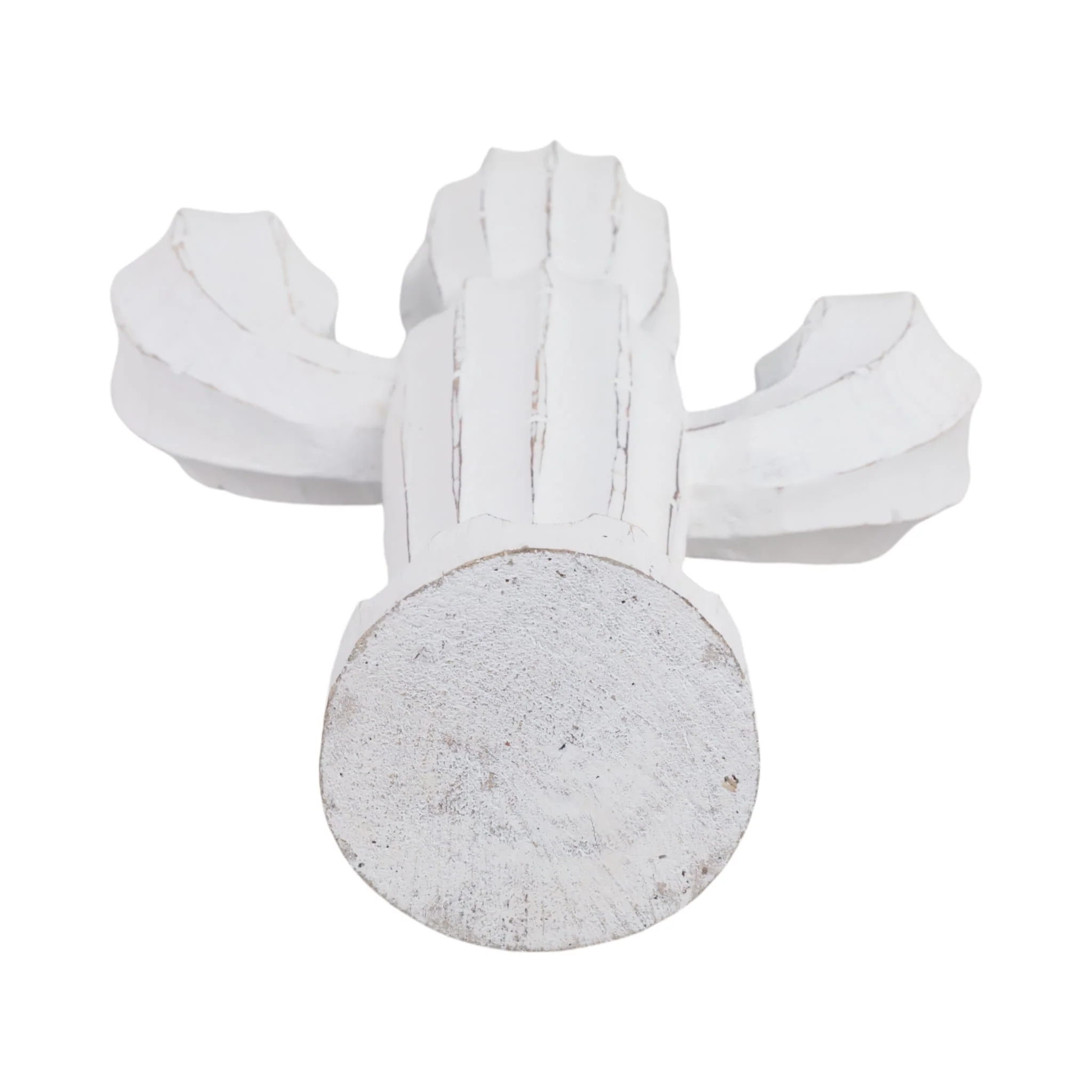 18" Wooden Cactus Decor, Wht - Image 7