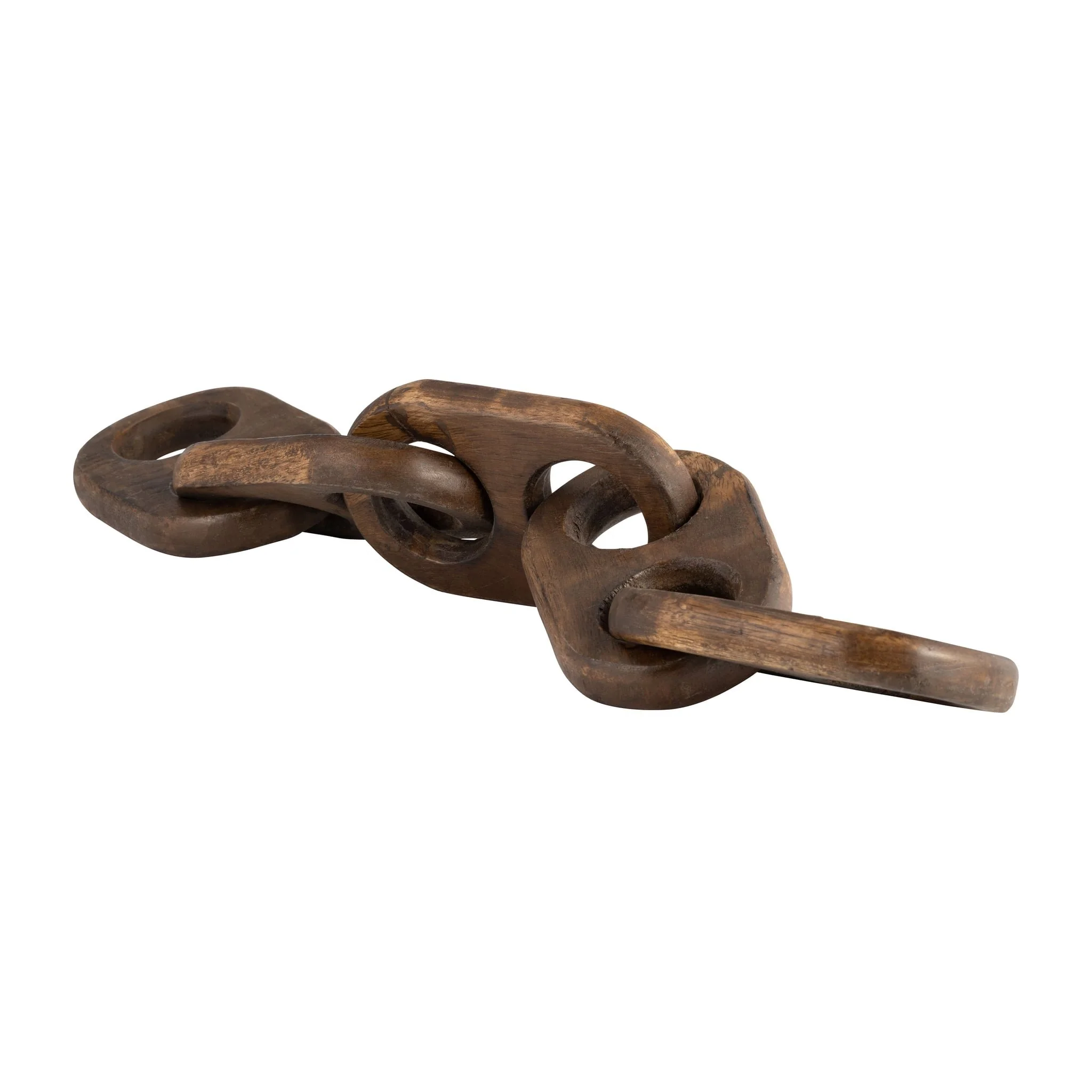 18" Wooden Chains, Brown - Image 2