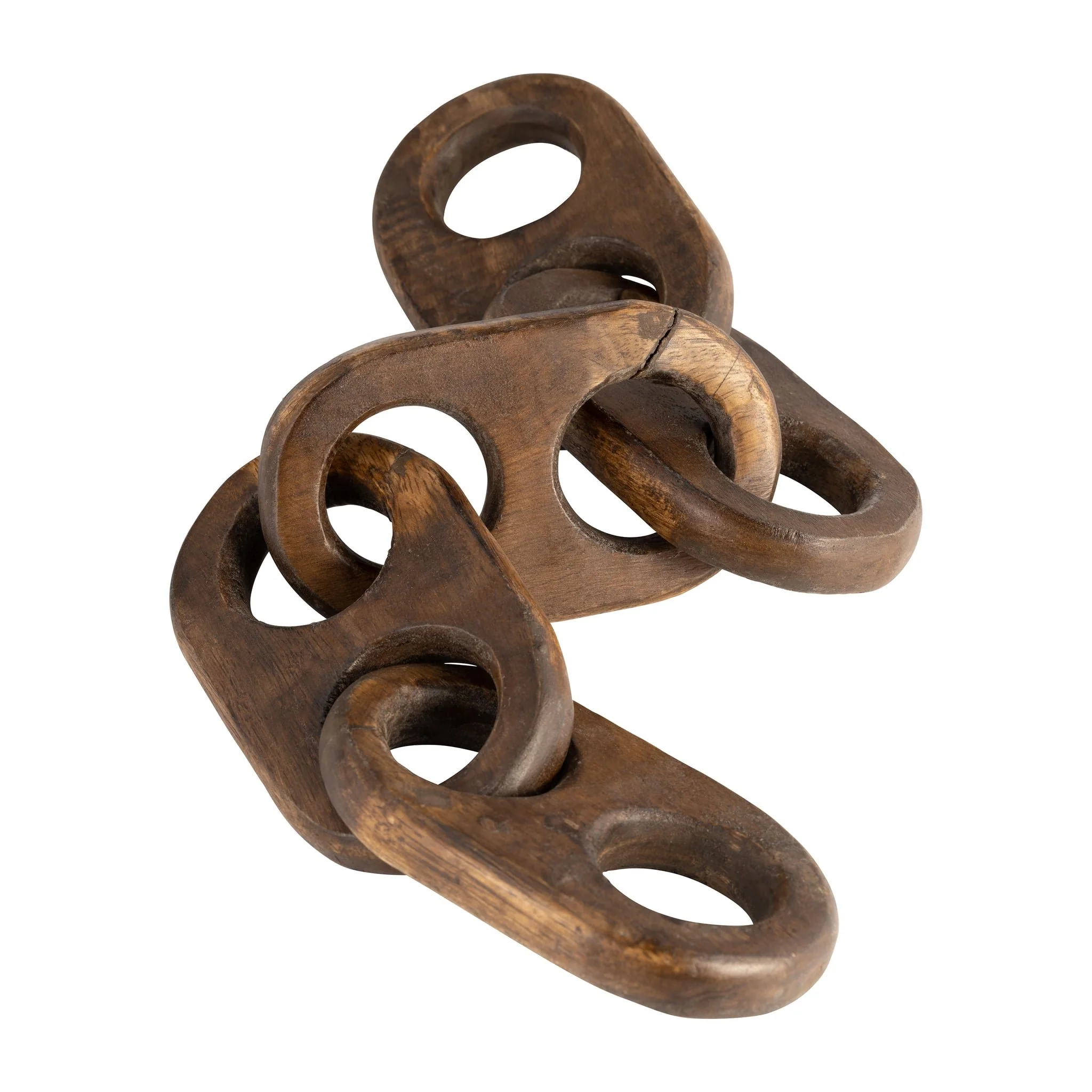 18" Wooden Chains, Brown - Image 4