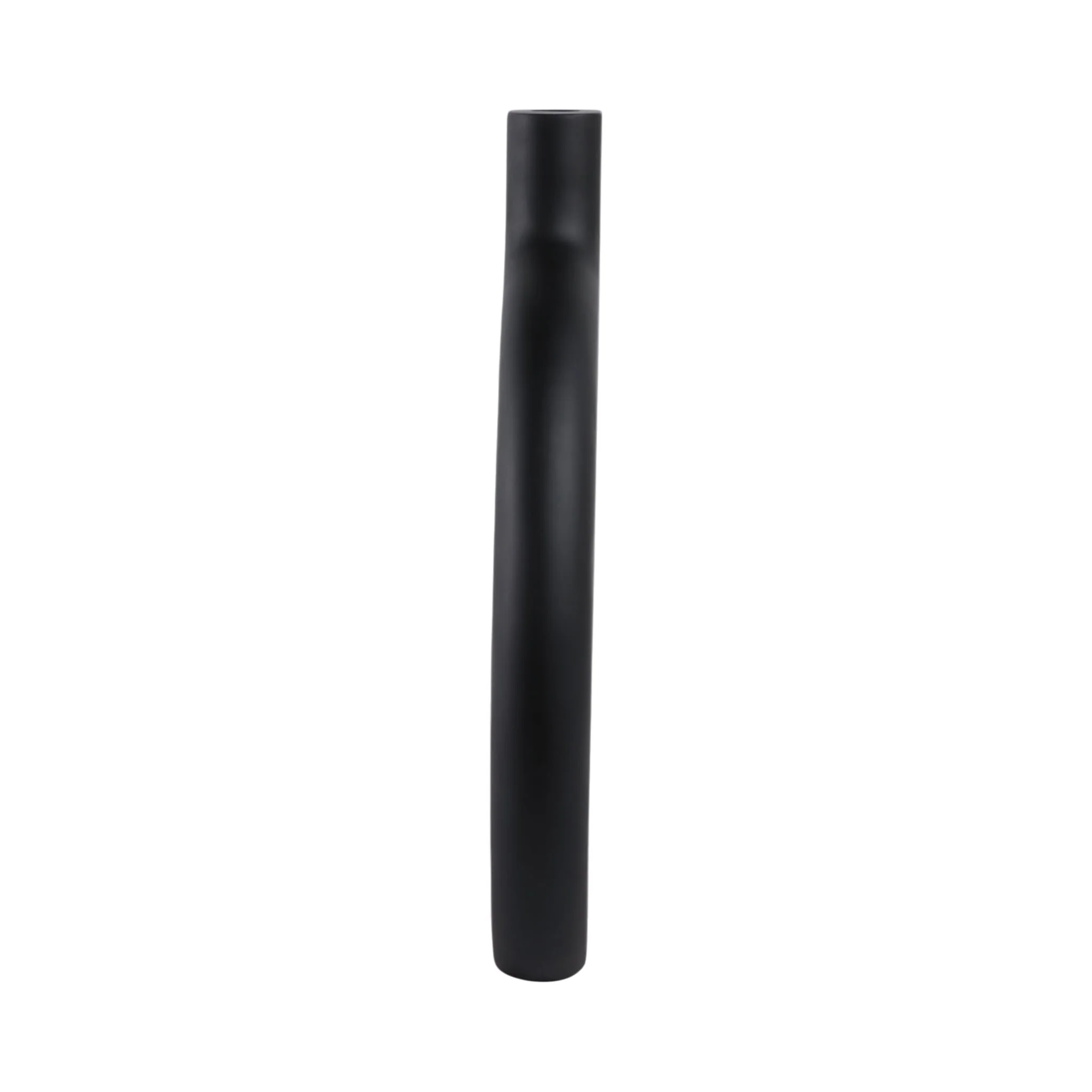 18x14" Cut-out Wood Vase, Black - Image 4