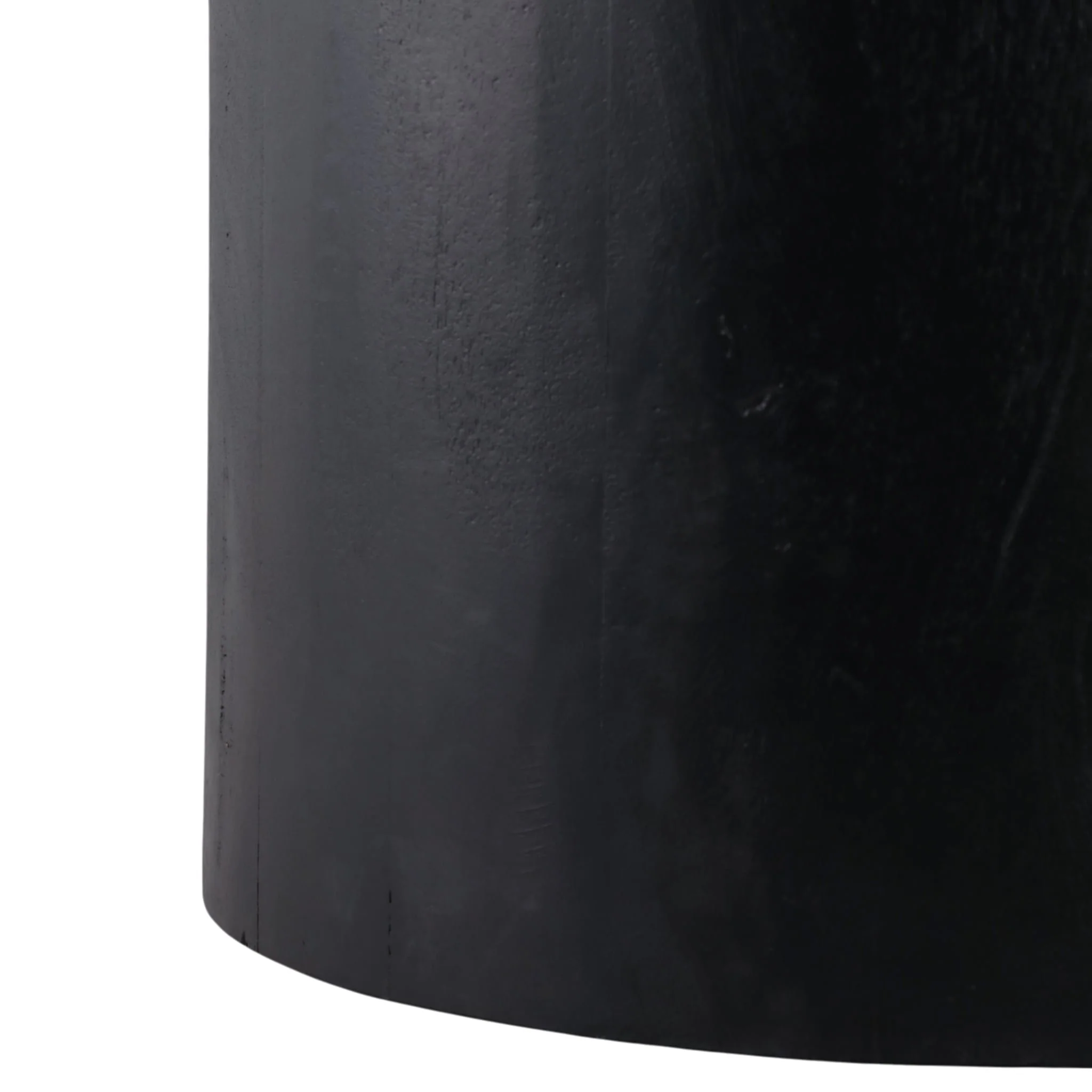 18x18 Marble Inlay Rnd Accent Table, Blk/wht - Image 5