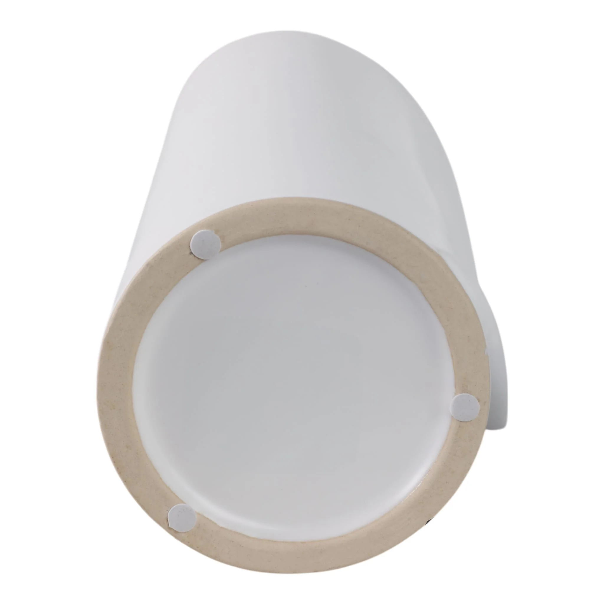 18x7" Wrap Around Vase, White - Image 7