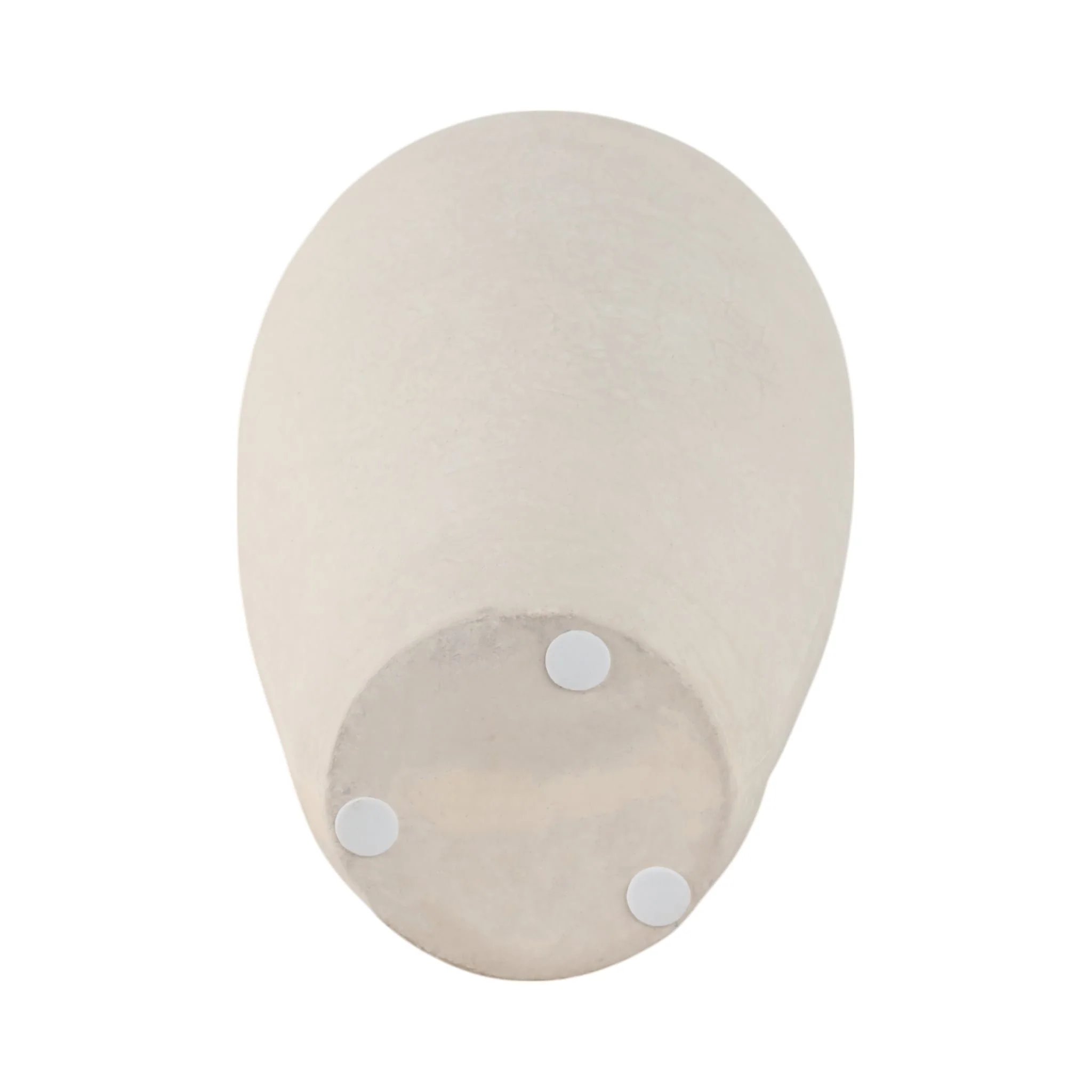 18x9" Paper Mache Floor Vase, White - Image 7