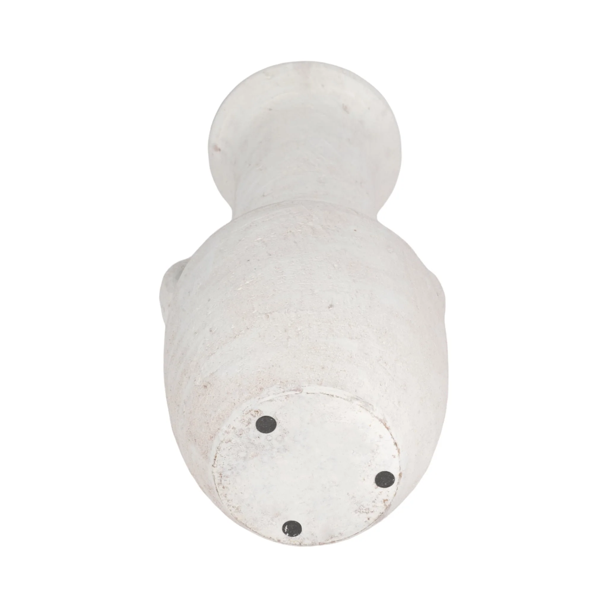 19" Nomad Vase Rough Finish, White - Image 7