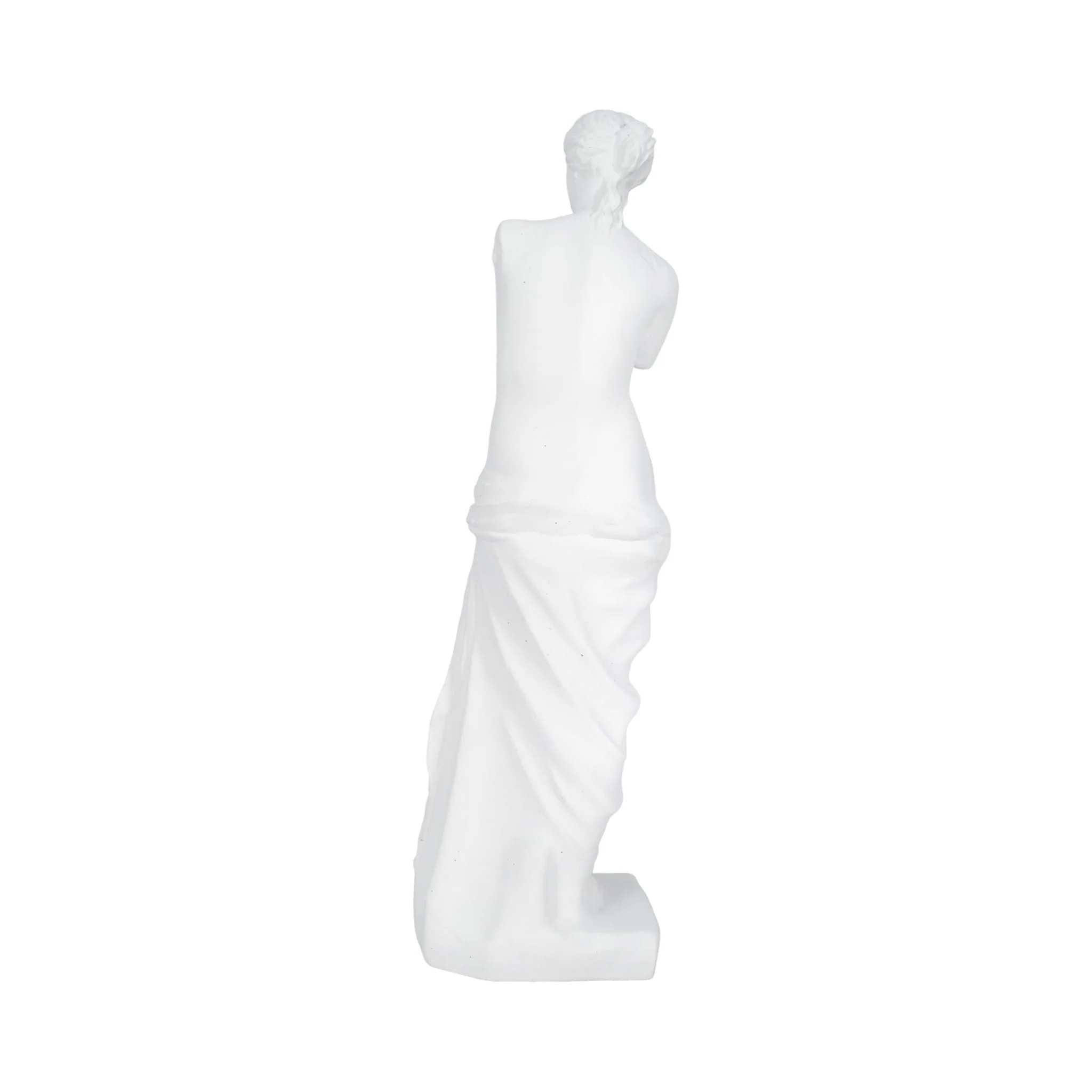 19" Roman Goddess Statue, White - Image 4