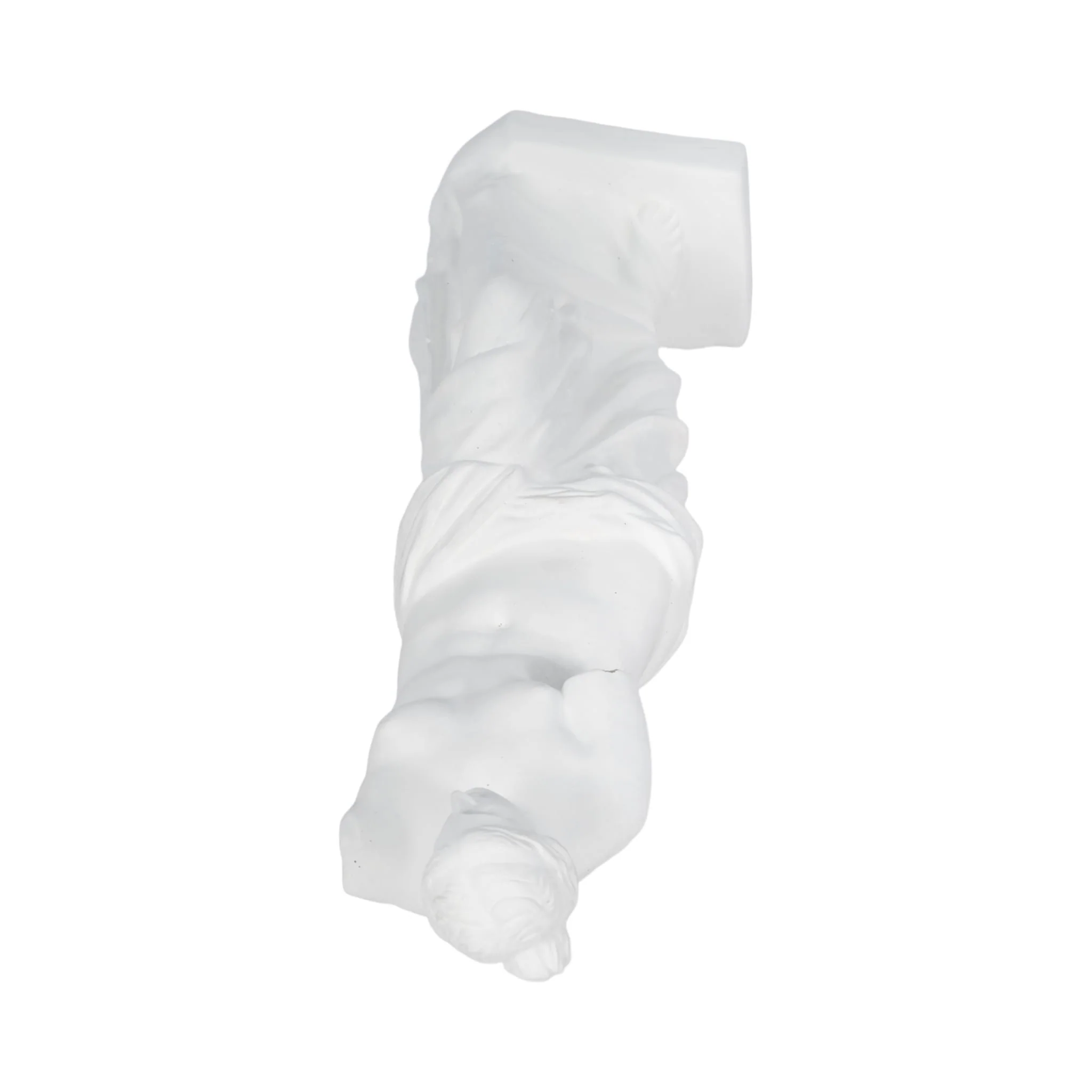 19" Roman Goddess Statue, White - Image 7