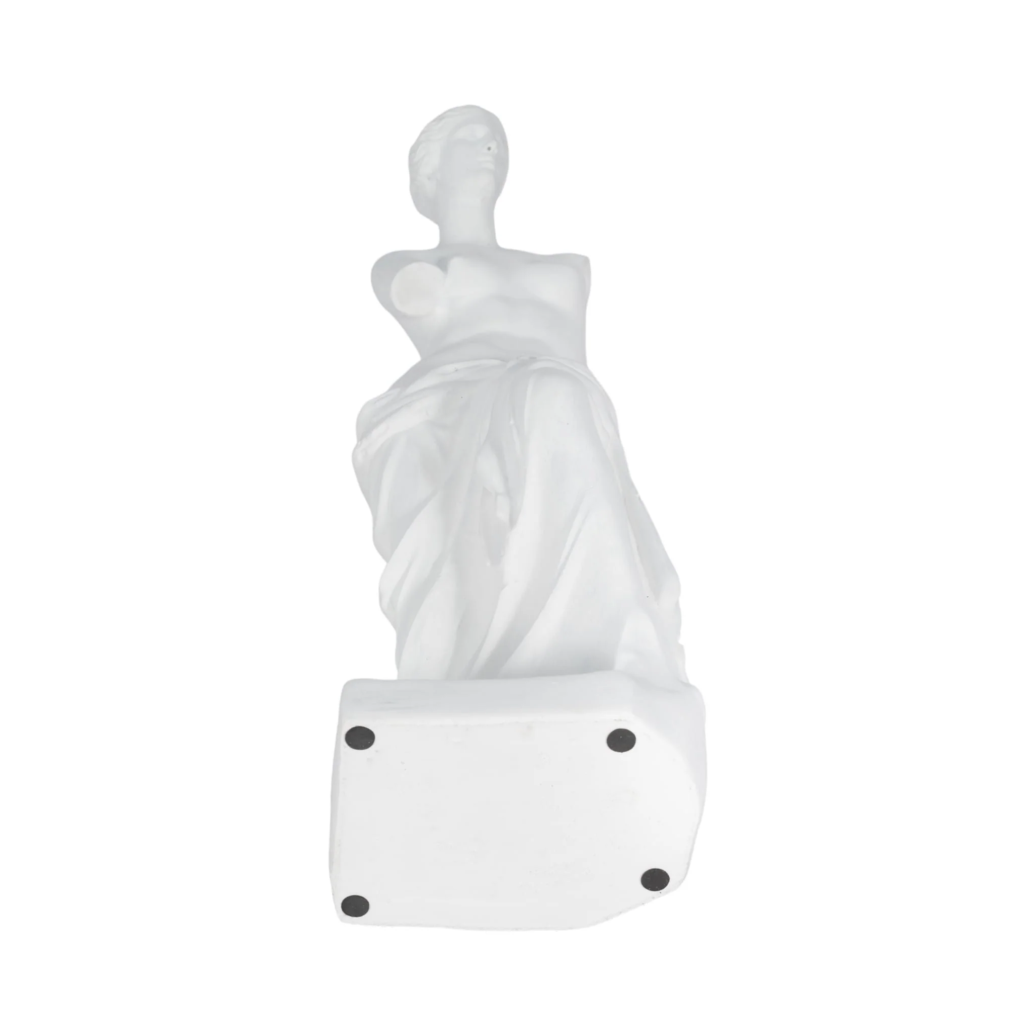 19" Roman Goddess Statue, White - Image 8
