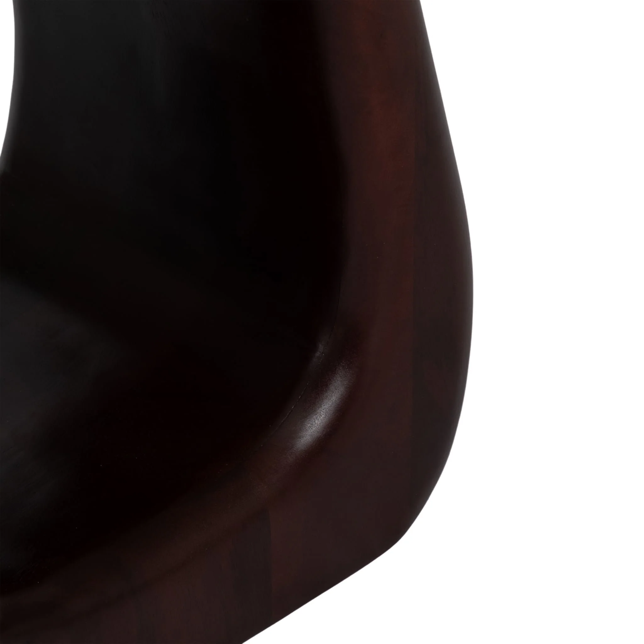 20" Cut-out Base Accent Table, Walnut - Image 4