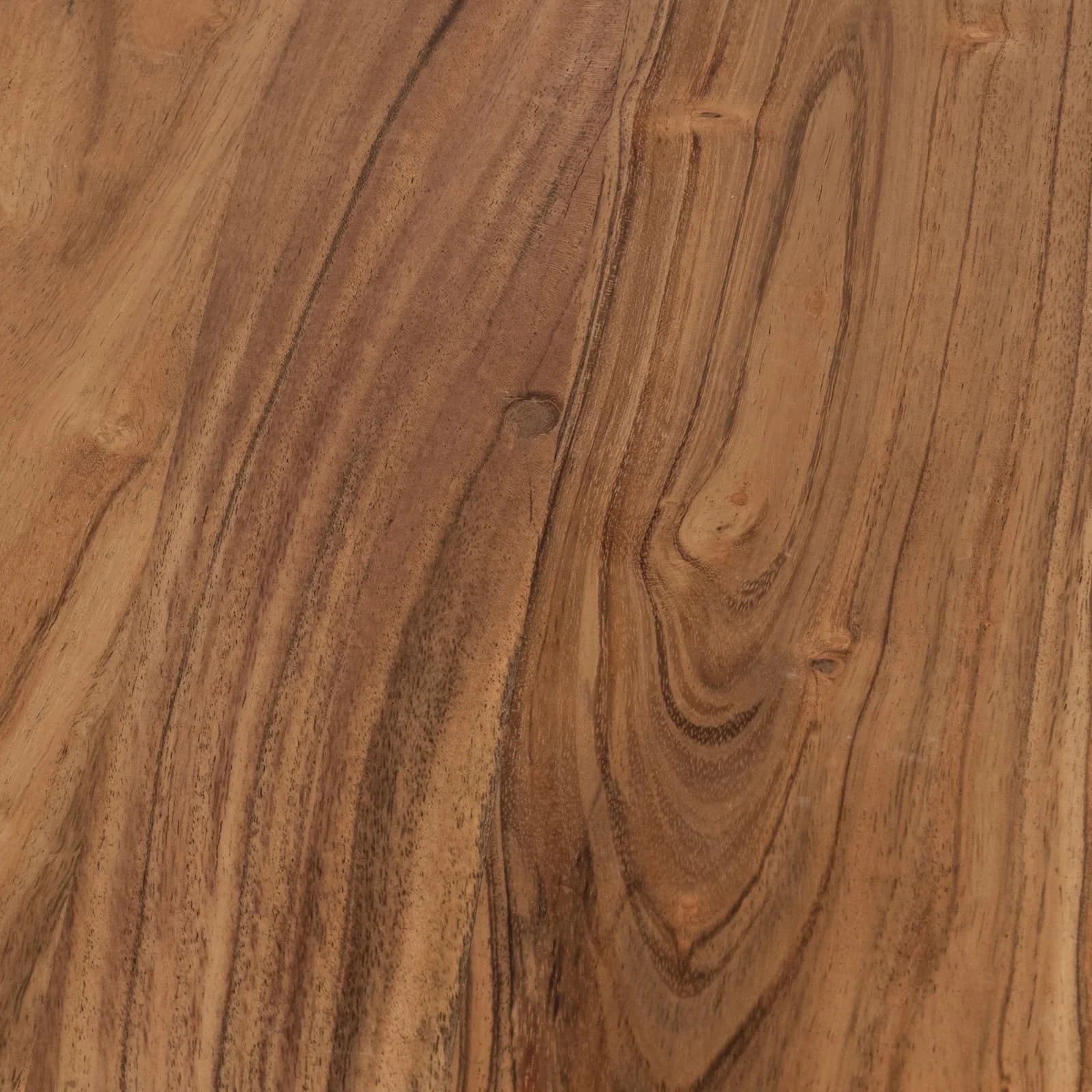 20" Grooved Base Wood Accent Table, Natural - Image 5