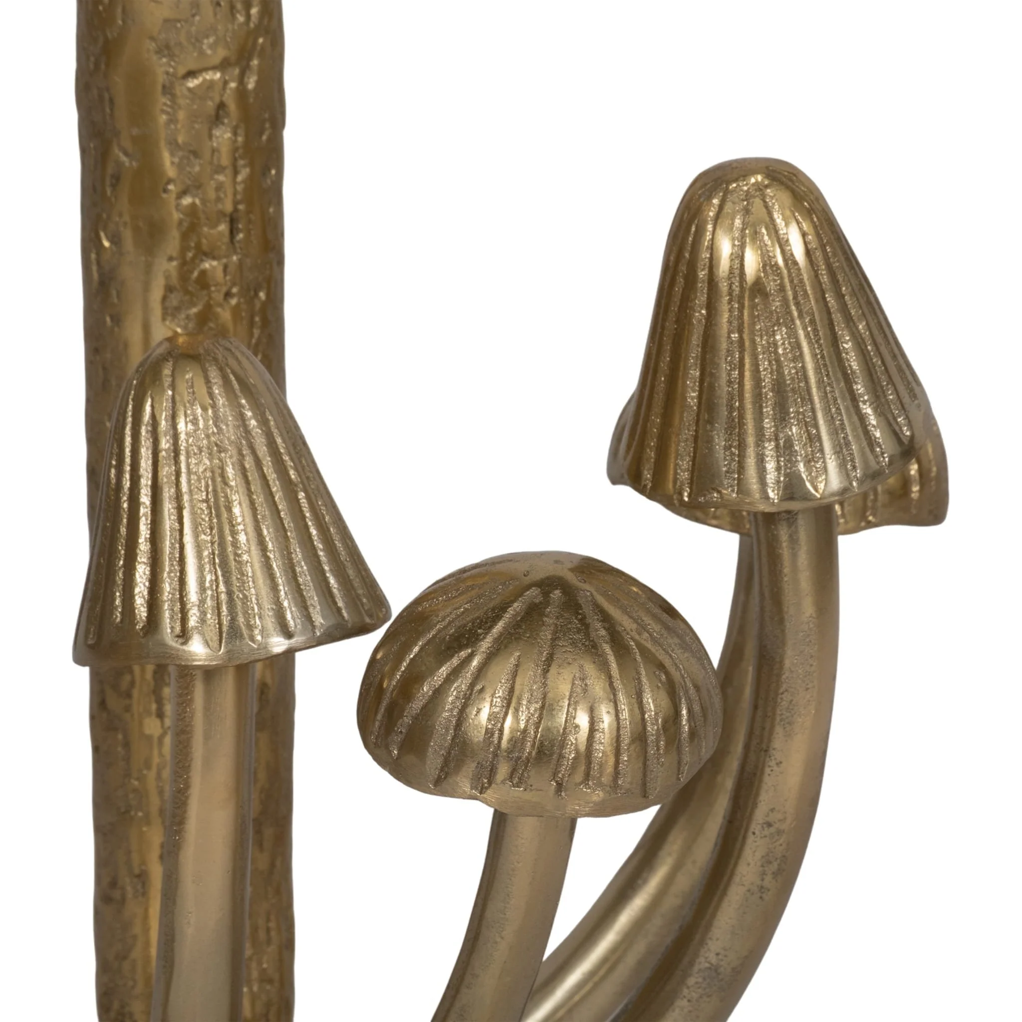 20" Mushrooms Accent Table, Gold Kd - Image 4