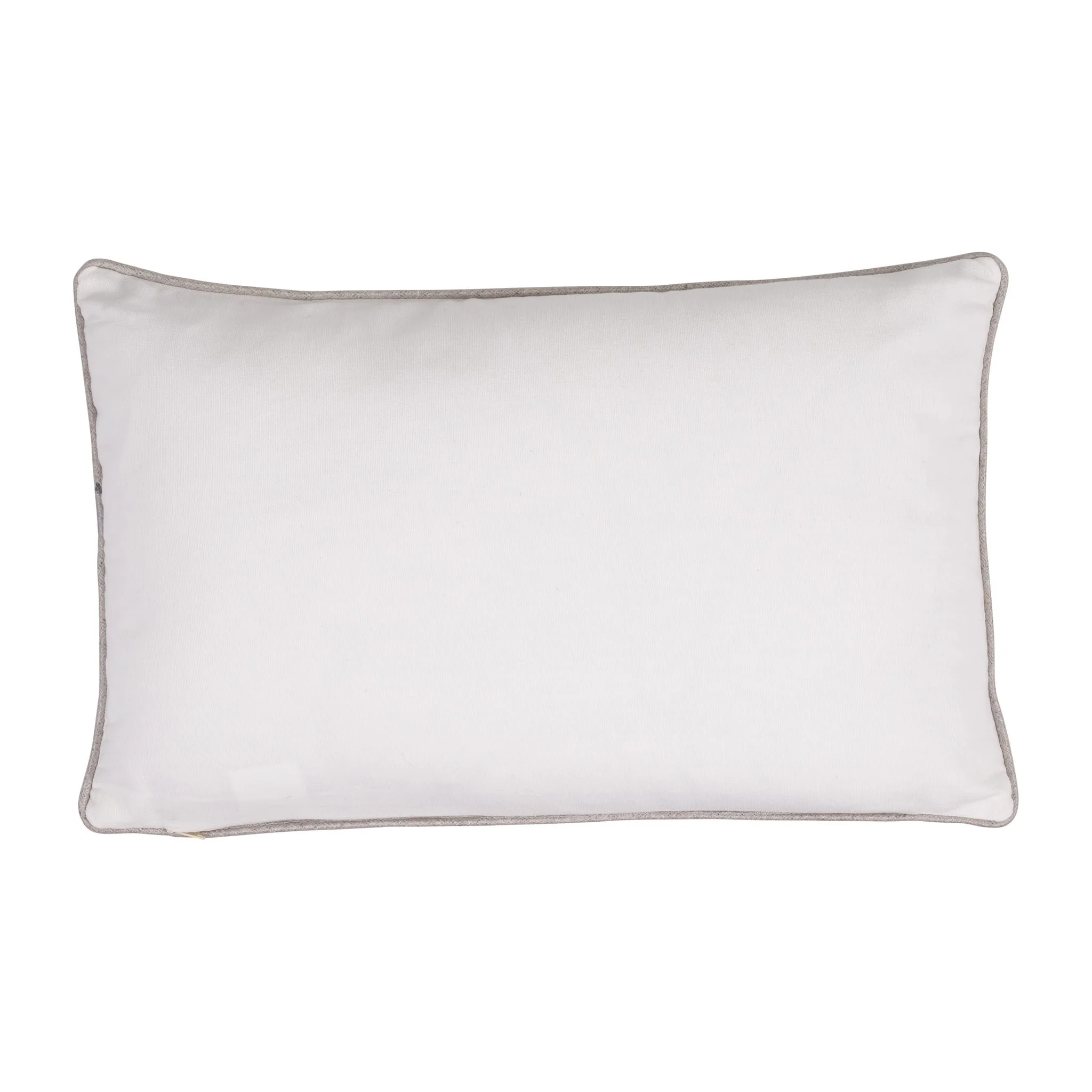 20x12" Leather, Geo Hand Embroidery Decorative Pil - Image 3
