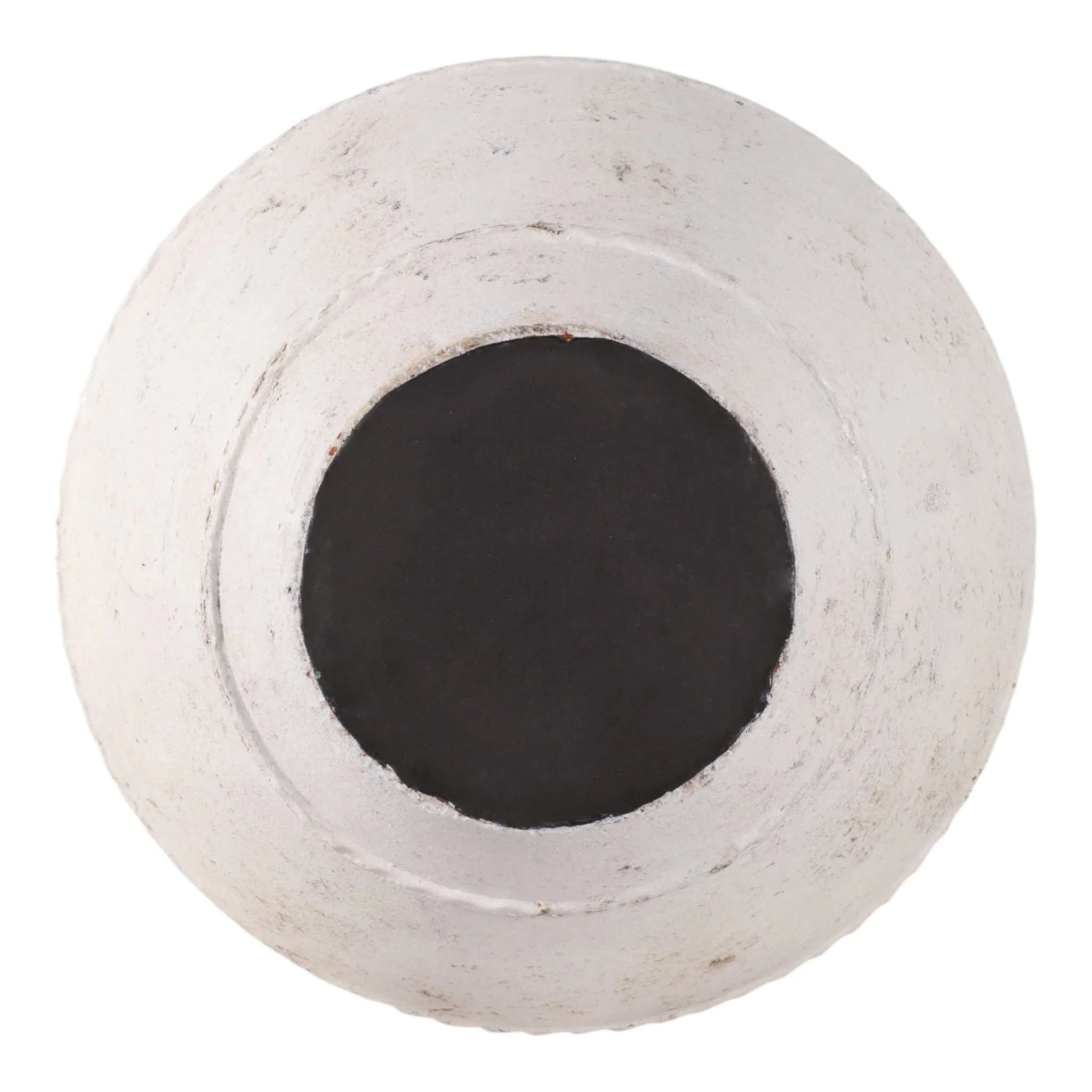 20x18" Traditional Terracotta Vase, Ivory - Image 7