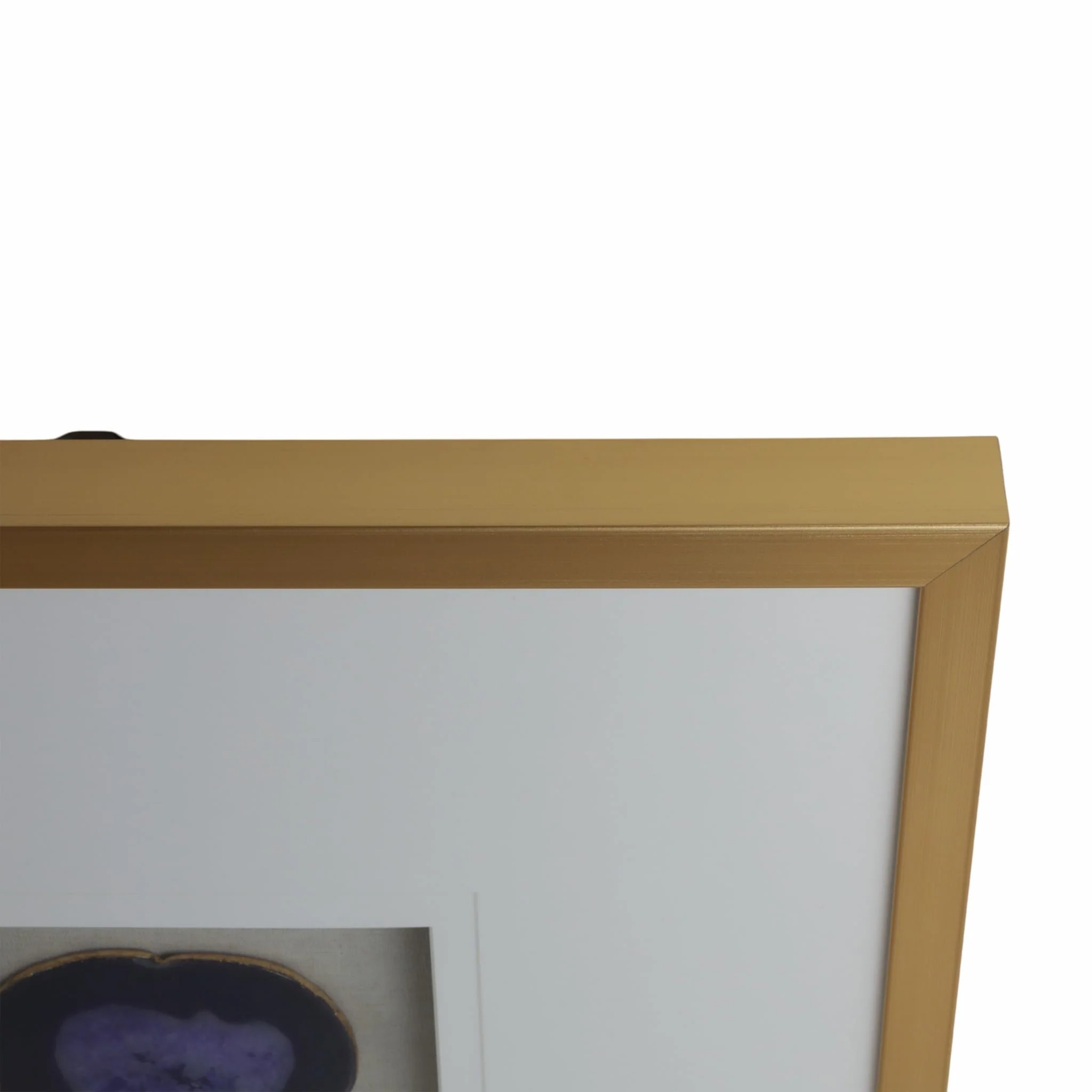 20x20 S/2 Framed Agate, Purple - Image 7
