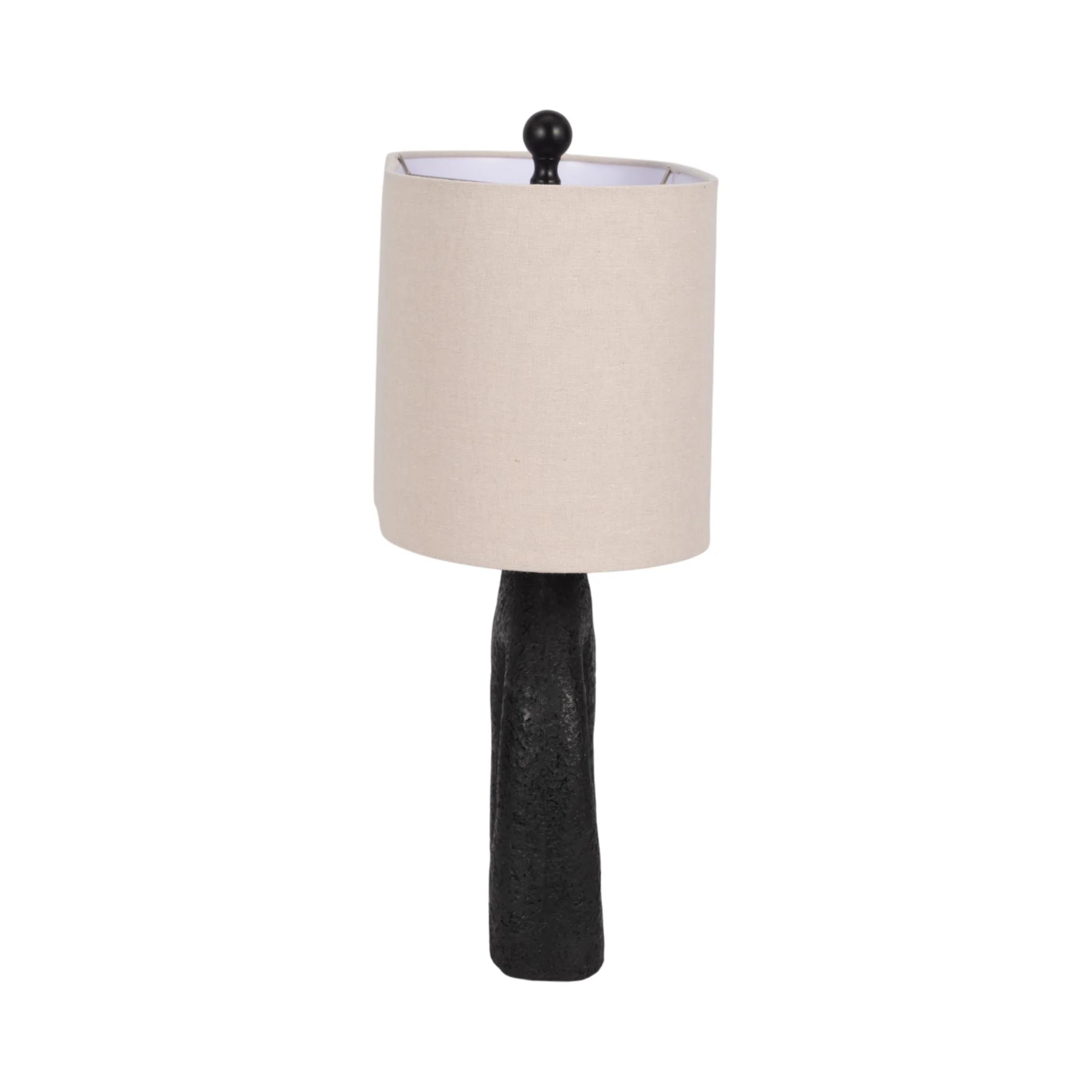 21" Open Cut-out Table Lamp, Black - Image 4
