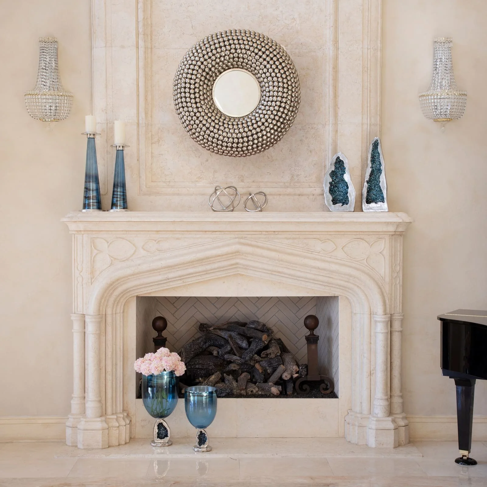 22"h Pillar Holder, Clear - Image 6