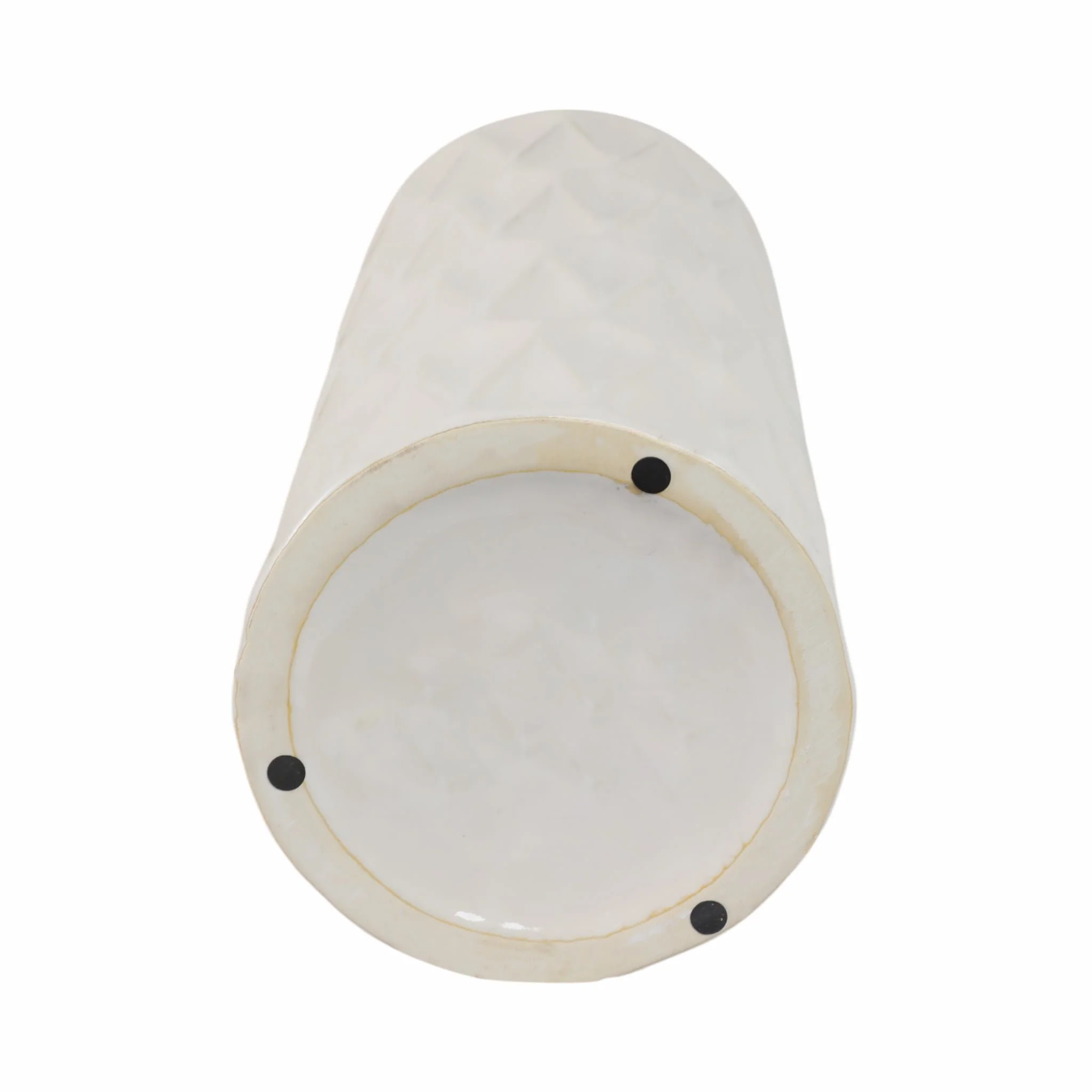 22"h Teardrop Vase, White - Image 7