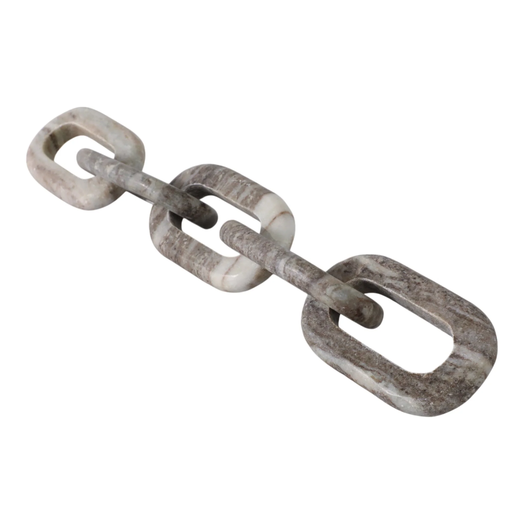 22x4" 5-link Marble Chain, Grey - Image 2