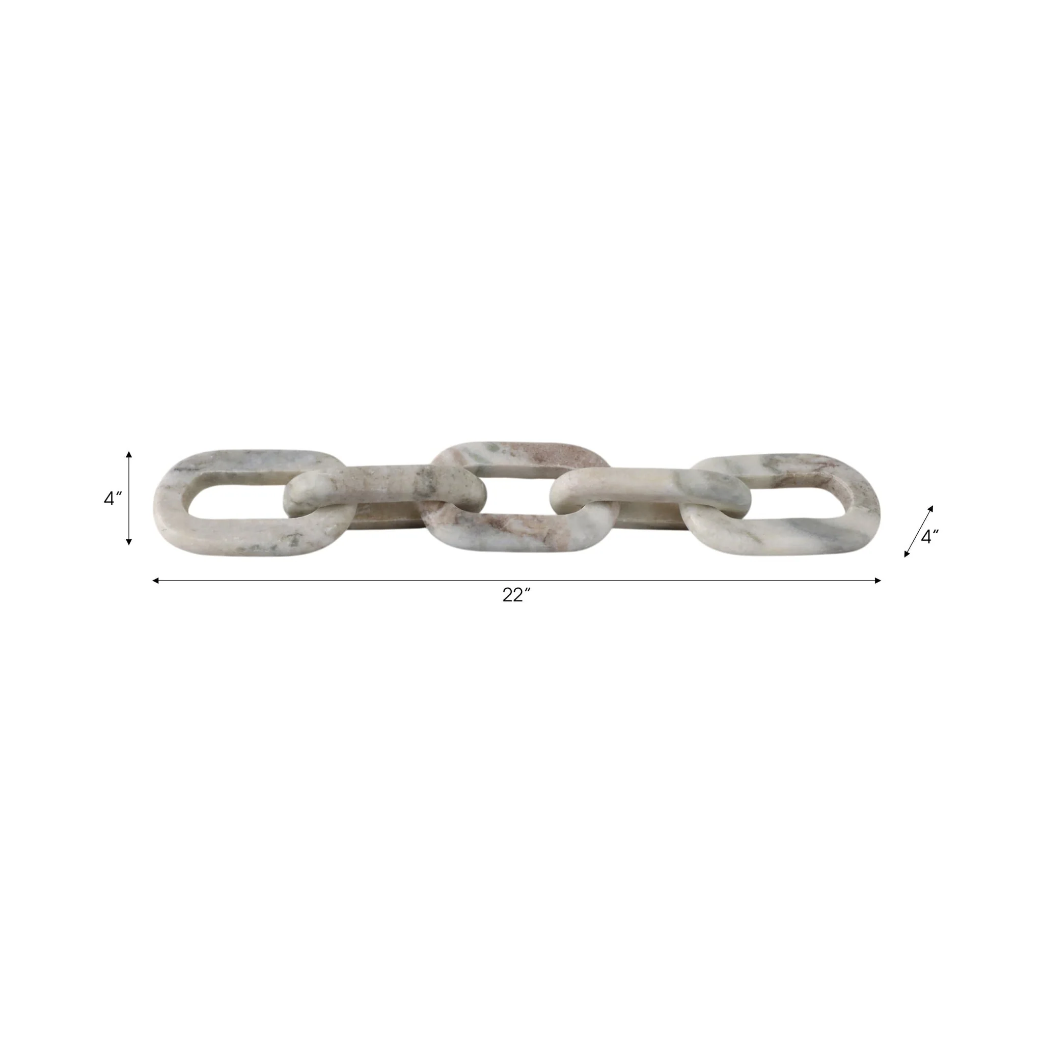 22x4 5-link Marble Chain, Torrento - Image 7