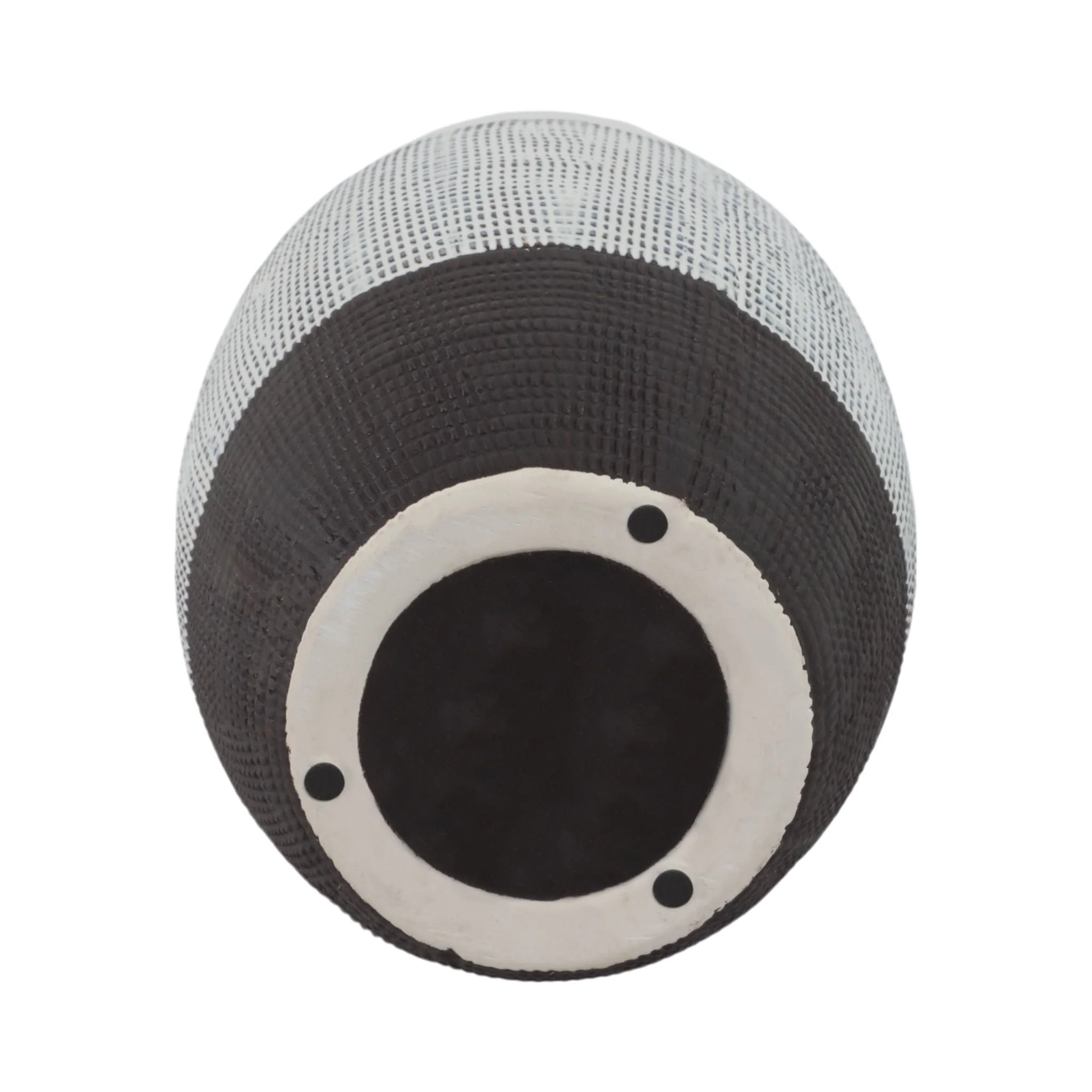 22x9" Textured Bottom Vase, Grey - Image 7