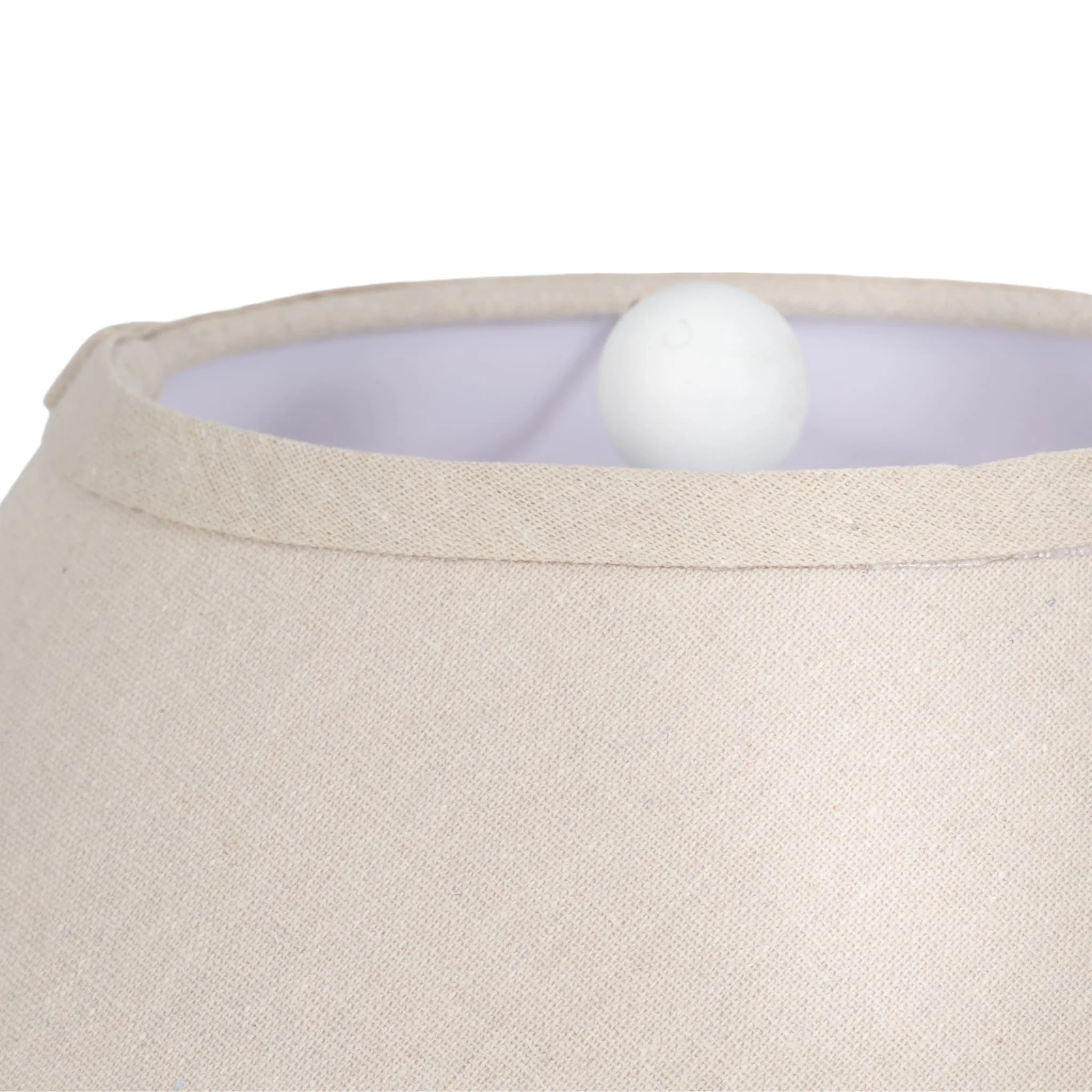 23" Textured Jug Table Lamp, White/grey - Image 6