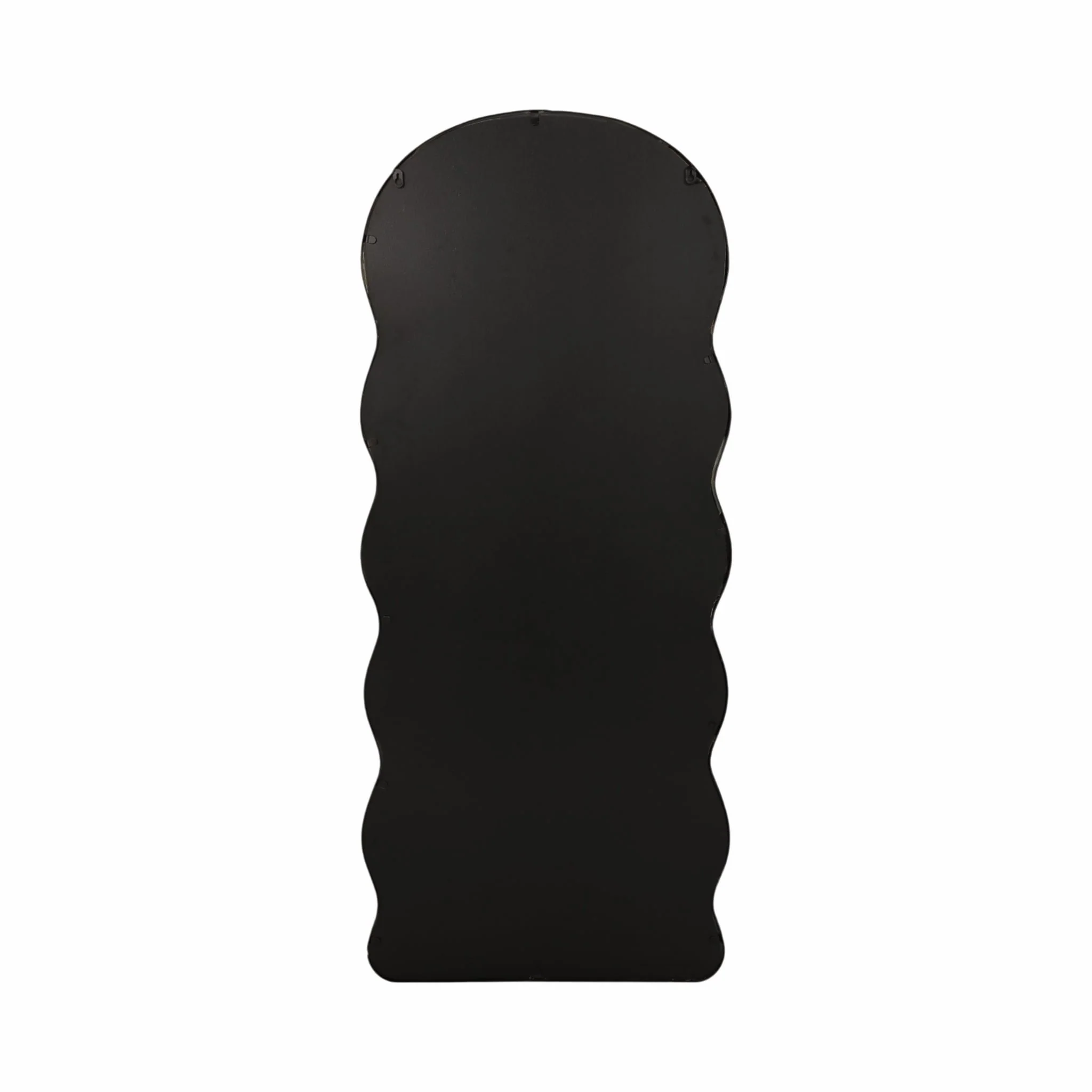 23x55" Curvy Edged Leaner Mirror, Black - Image 6