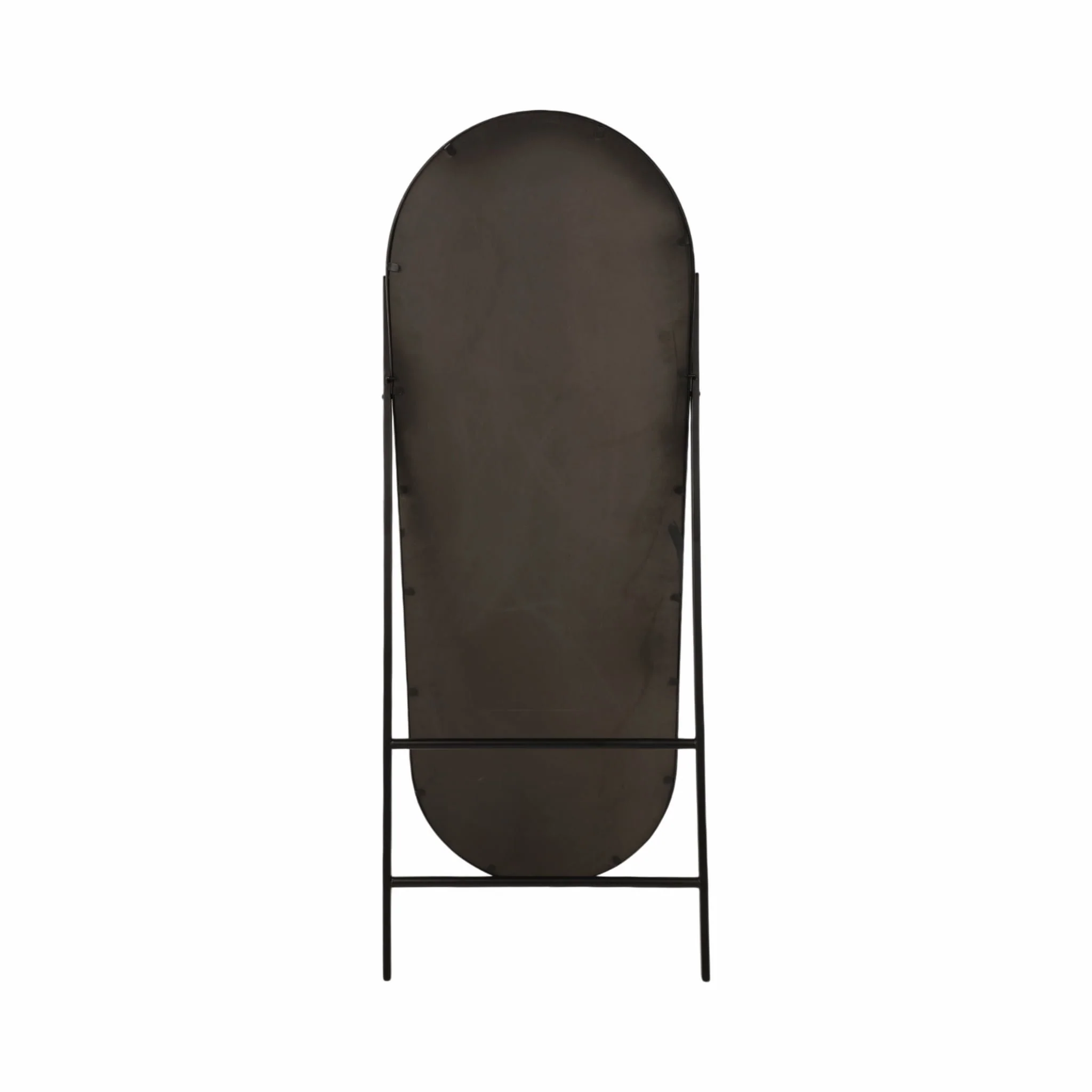 23x60 Rounded Standing Mirror, Black - Image 2