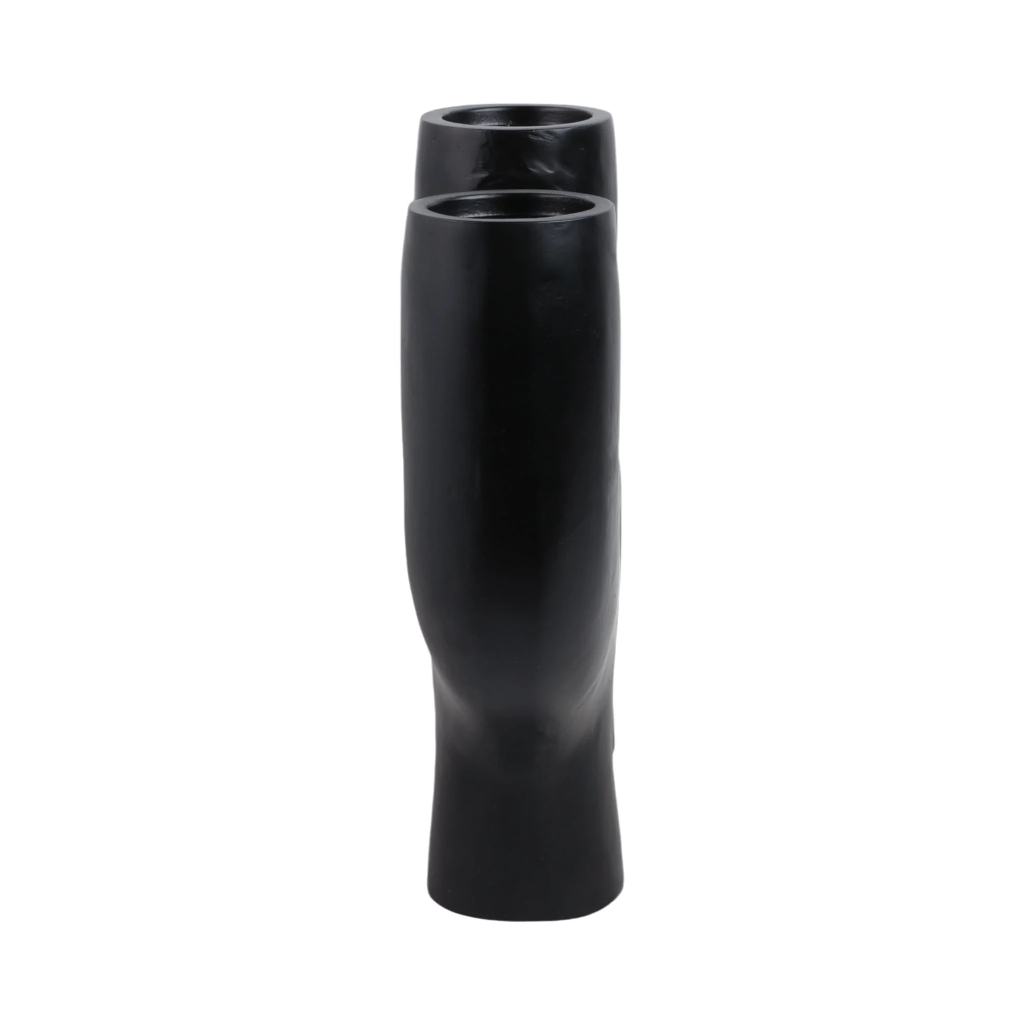 24x18" Sculptural 4-pillar Holder, Black - Image 3