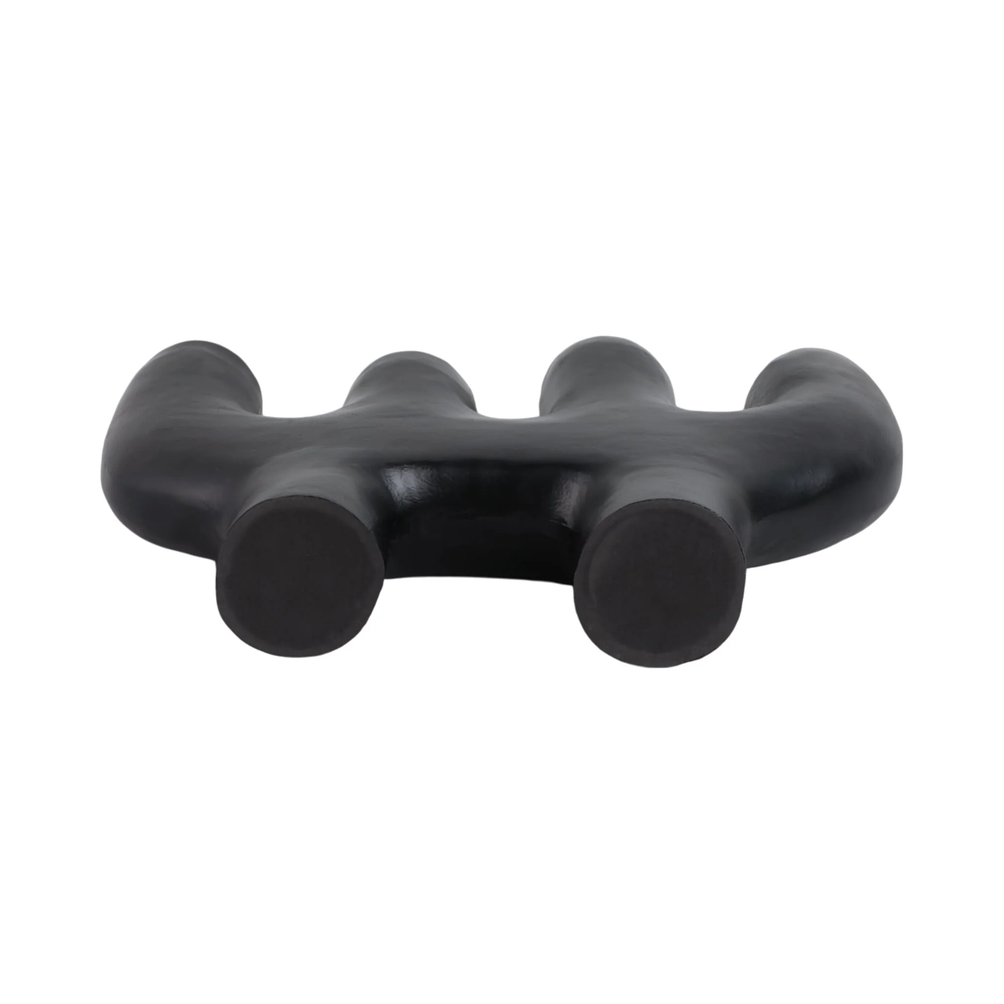 24x18" Sculptural 4-pillar Holder, Black - Image 7