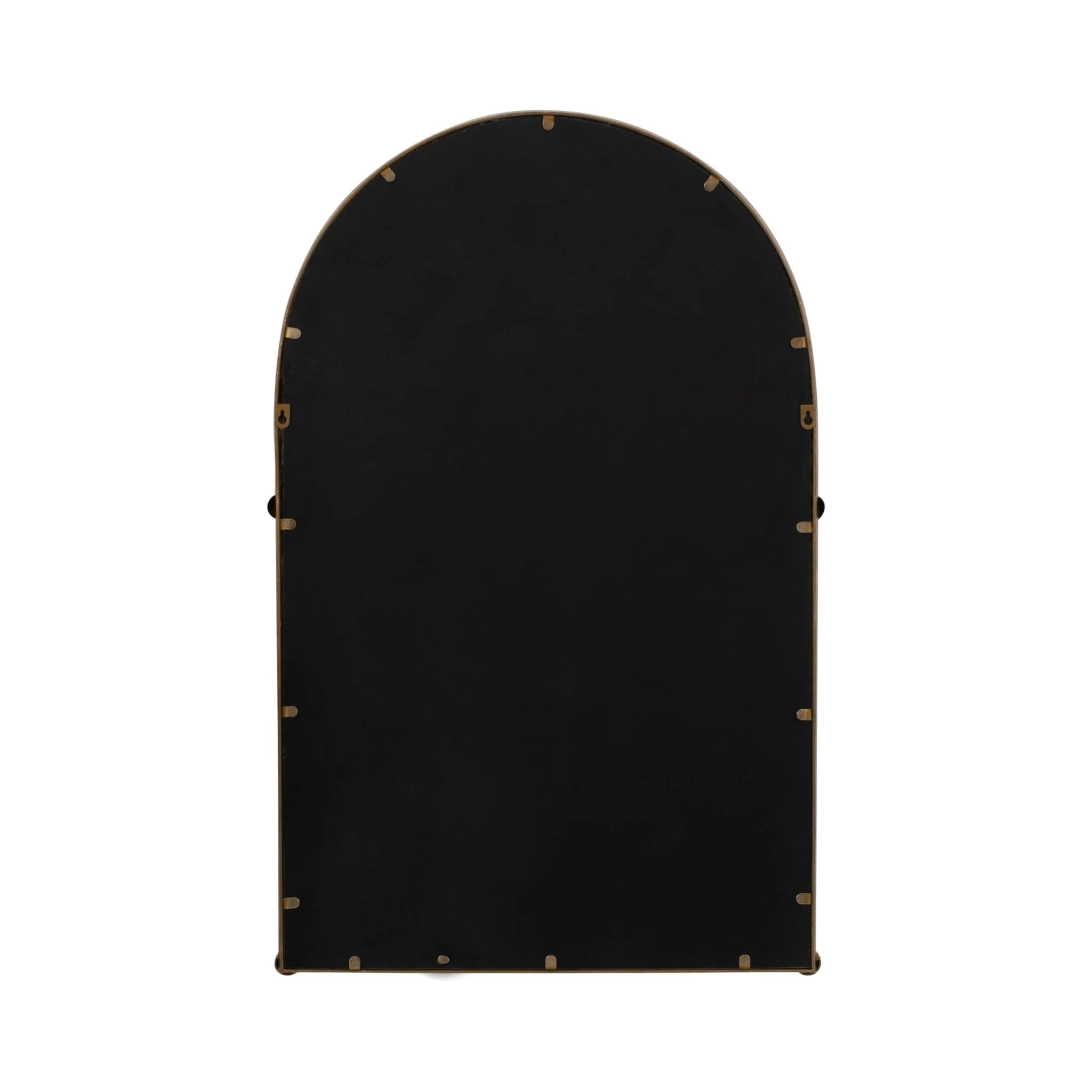 24x38 Arch Mirror With 4 Knobs, Gold - Image 6