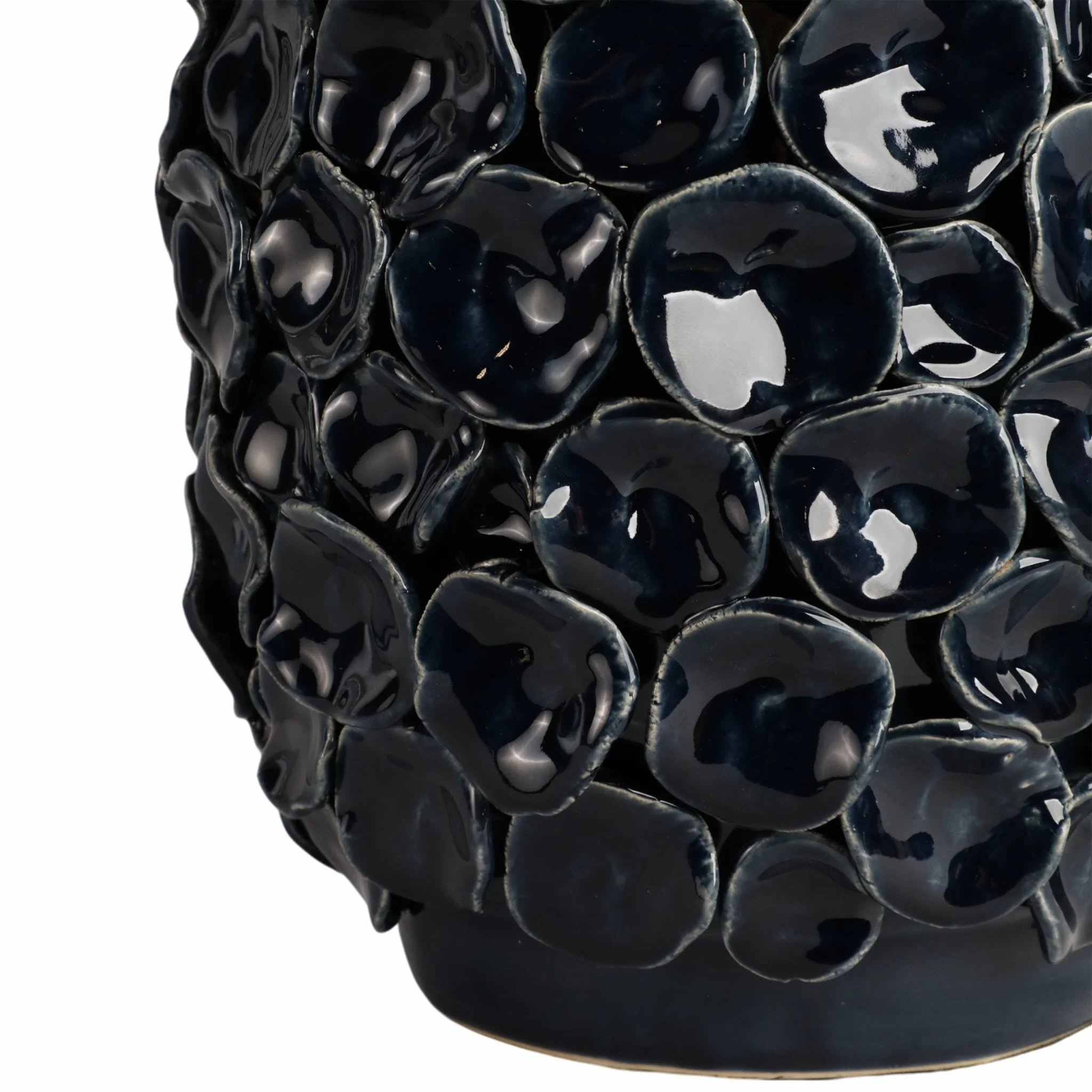 25" Coastal Discs Table Lamp, Navy Blue - Image 5