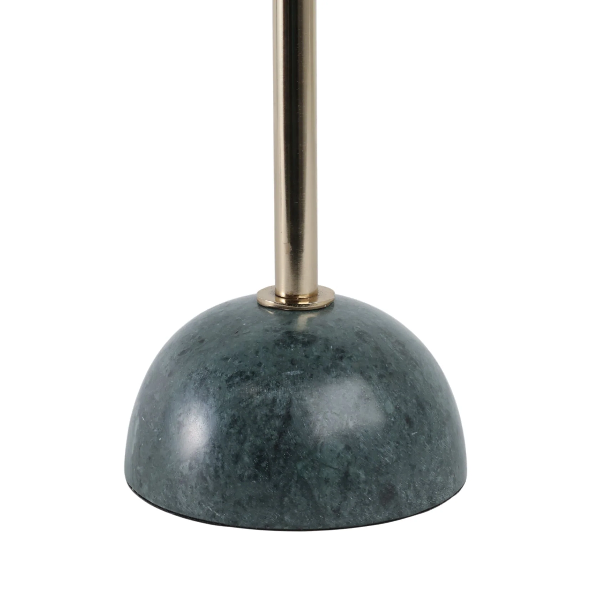 25x12 Marble Ball Base Accent Table, Green/gold - Image 5