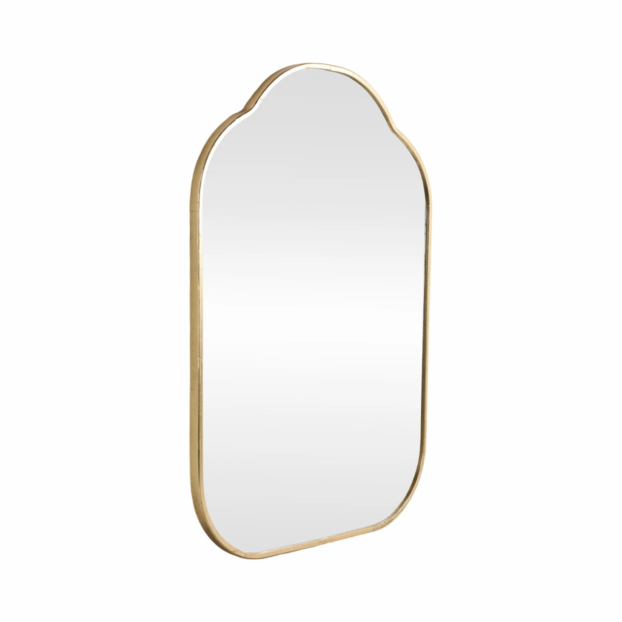 25x37 Arch Top Mirror, Gold - Image 2