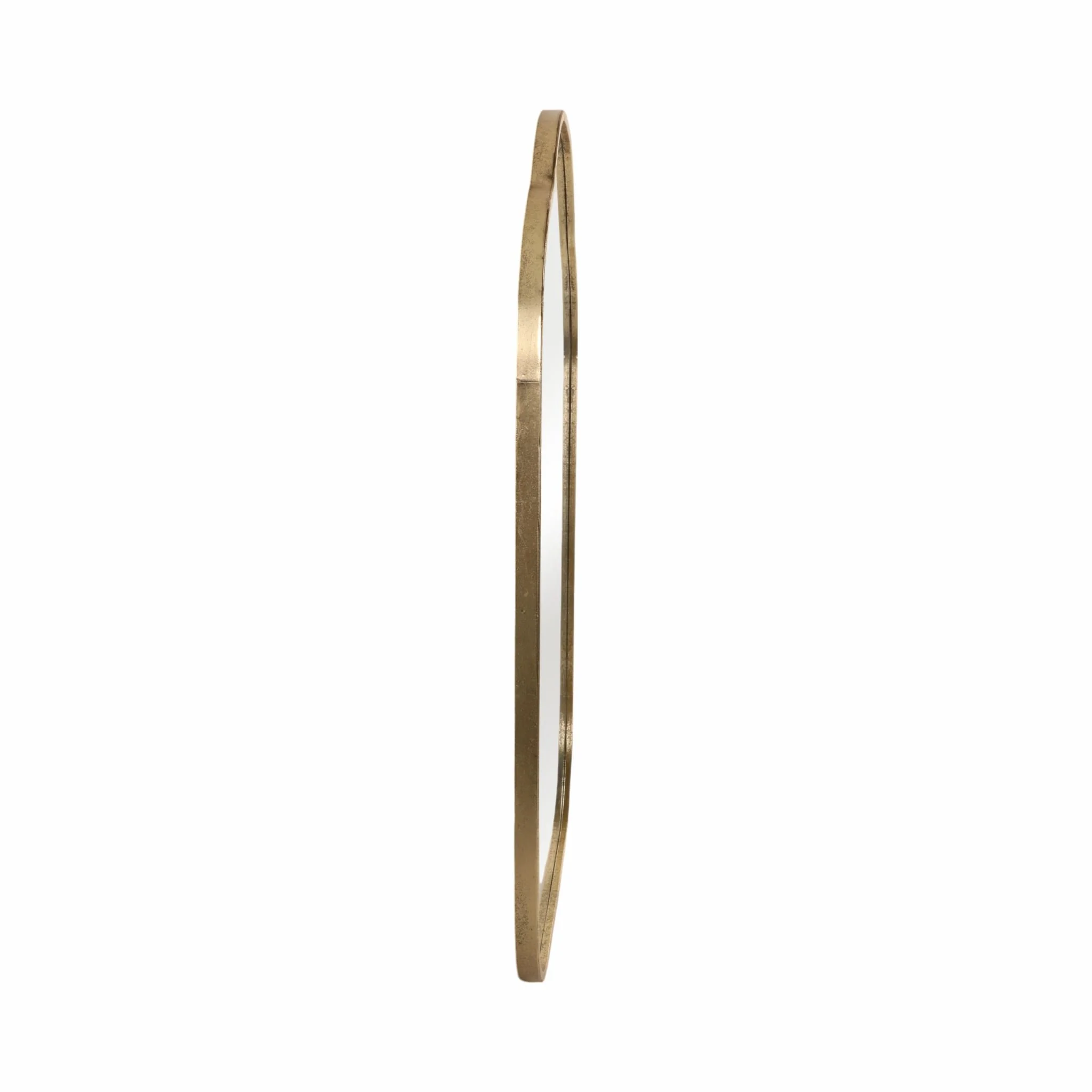 25x37 Arch Top Mirror, Gold - Image 3