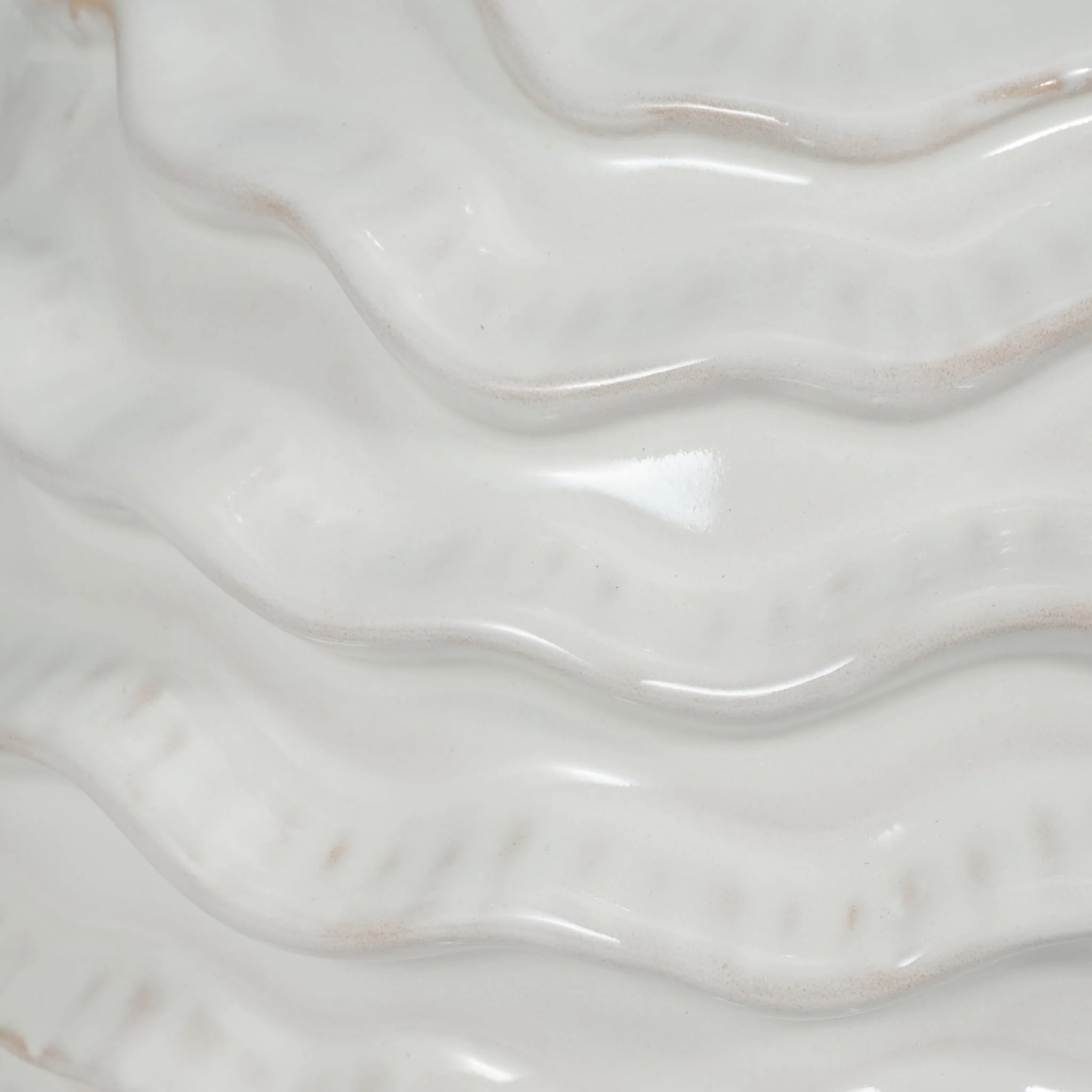 27" Ruffles Table Lamp Crystal Base, White - Image 4