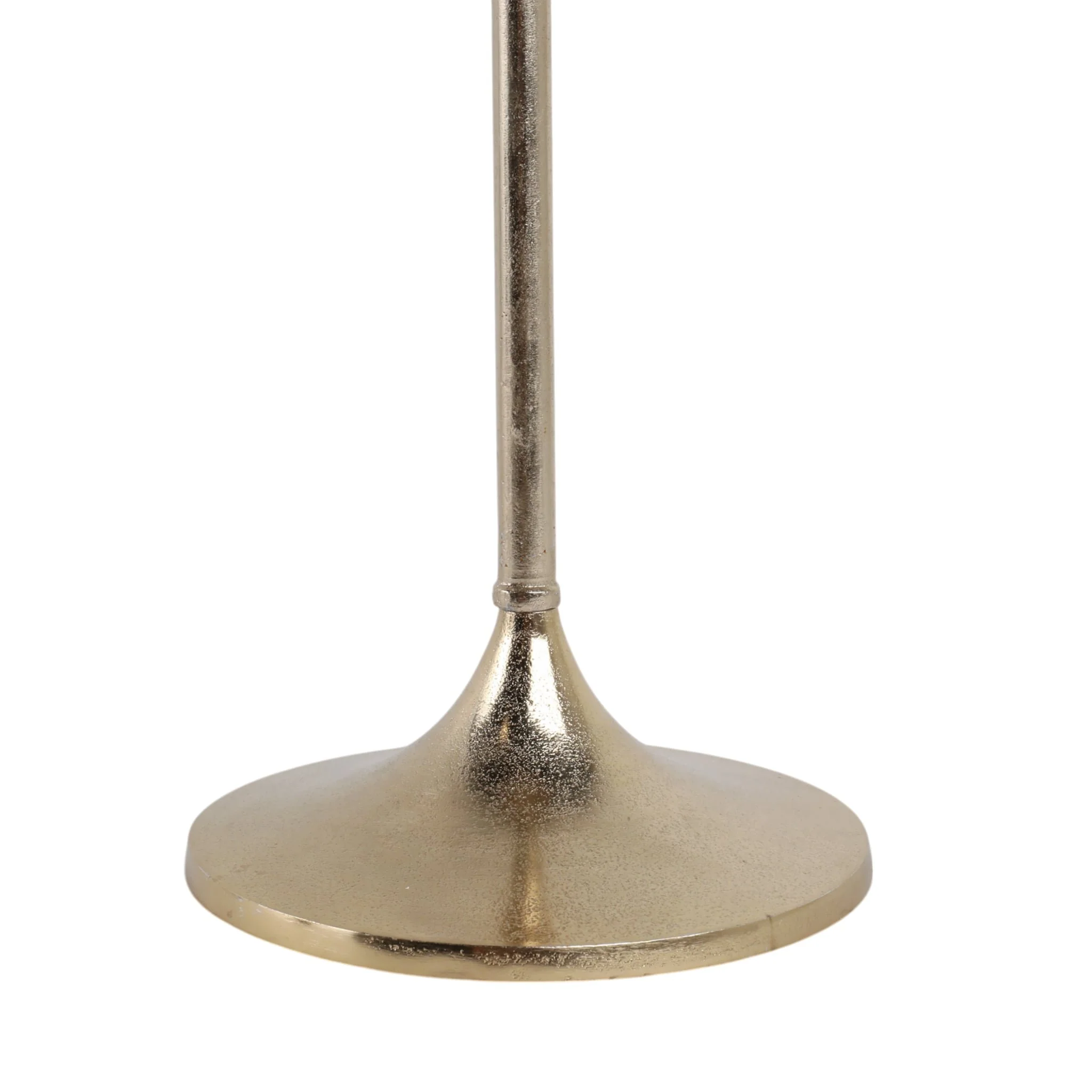 27x10" Marble Top Drink Table, Tan/gold - Image 5