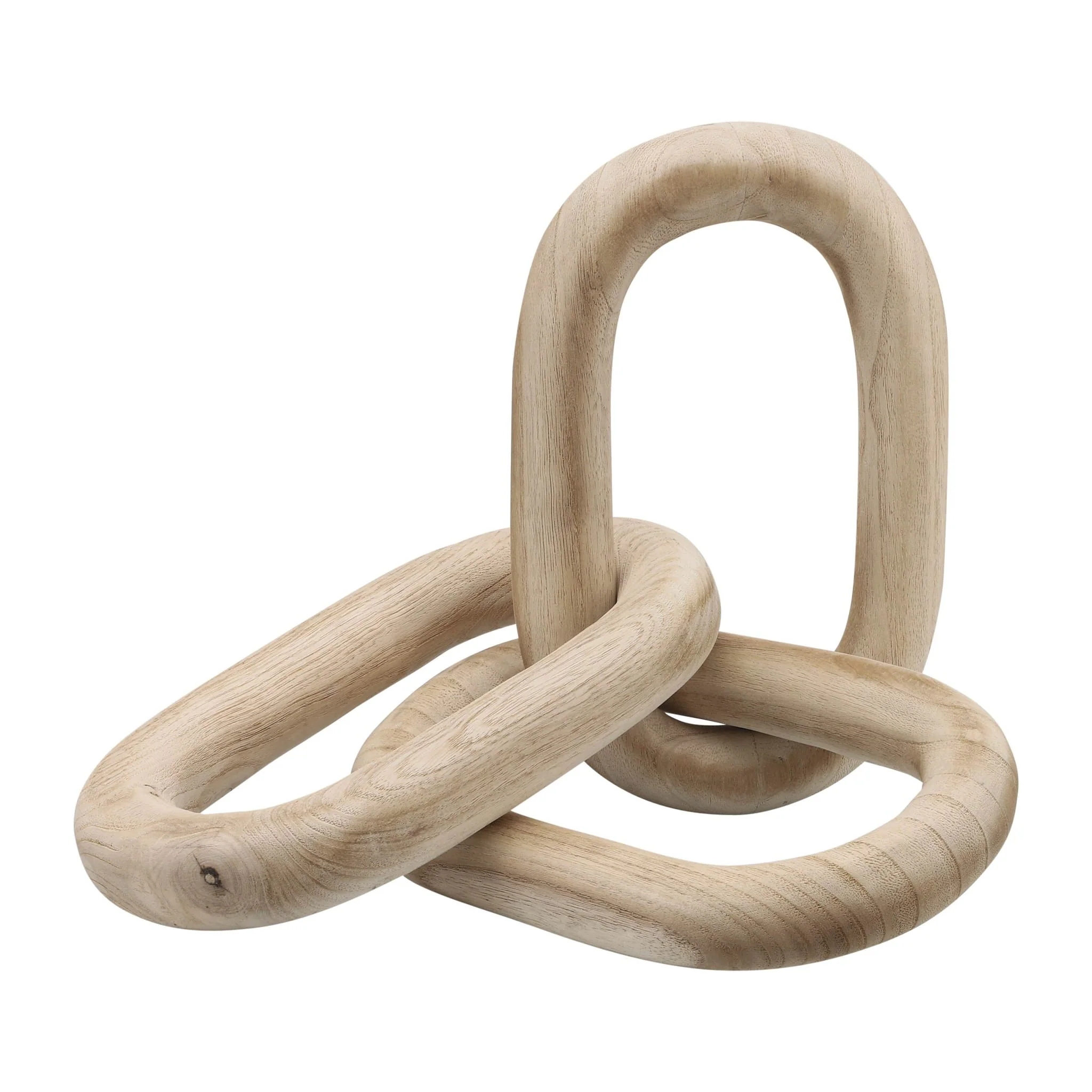 28" 3 Wooden Links, Natural - Image 3