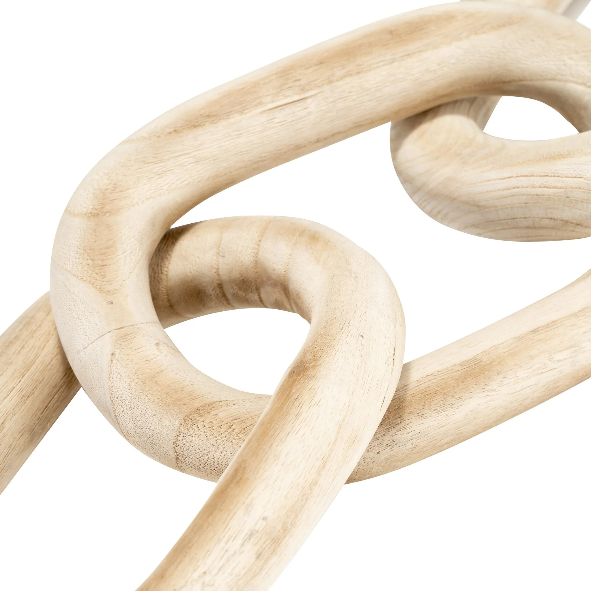 28" 3 Wooden Links, Natural - Image 4